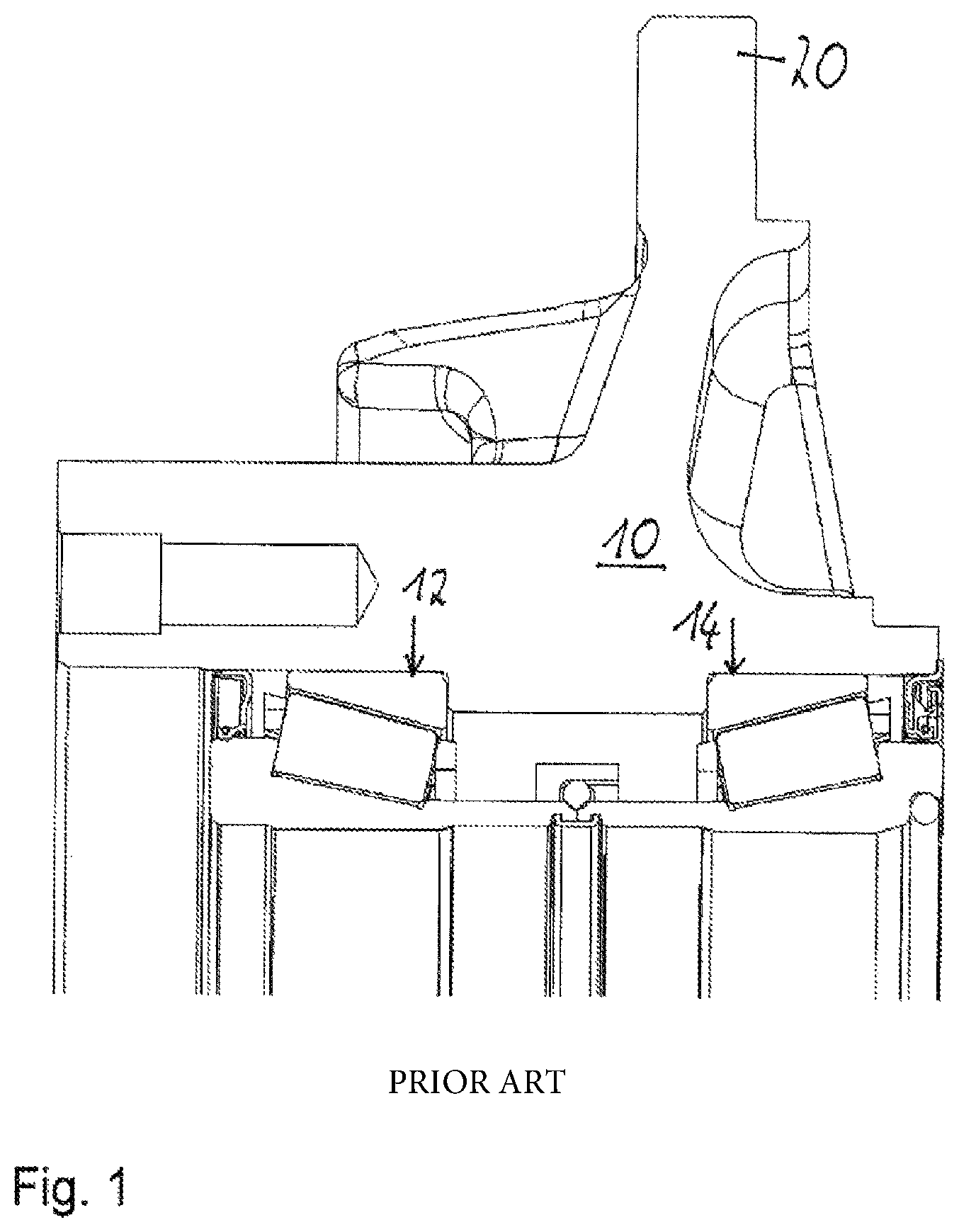 Patent US12583253 — Wheel bearing assembly and method for disassembly — Figure 1