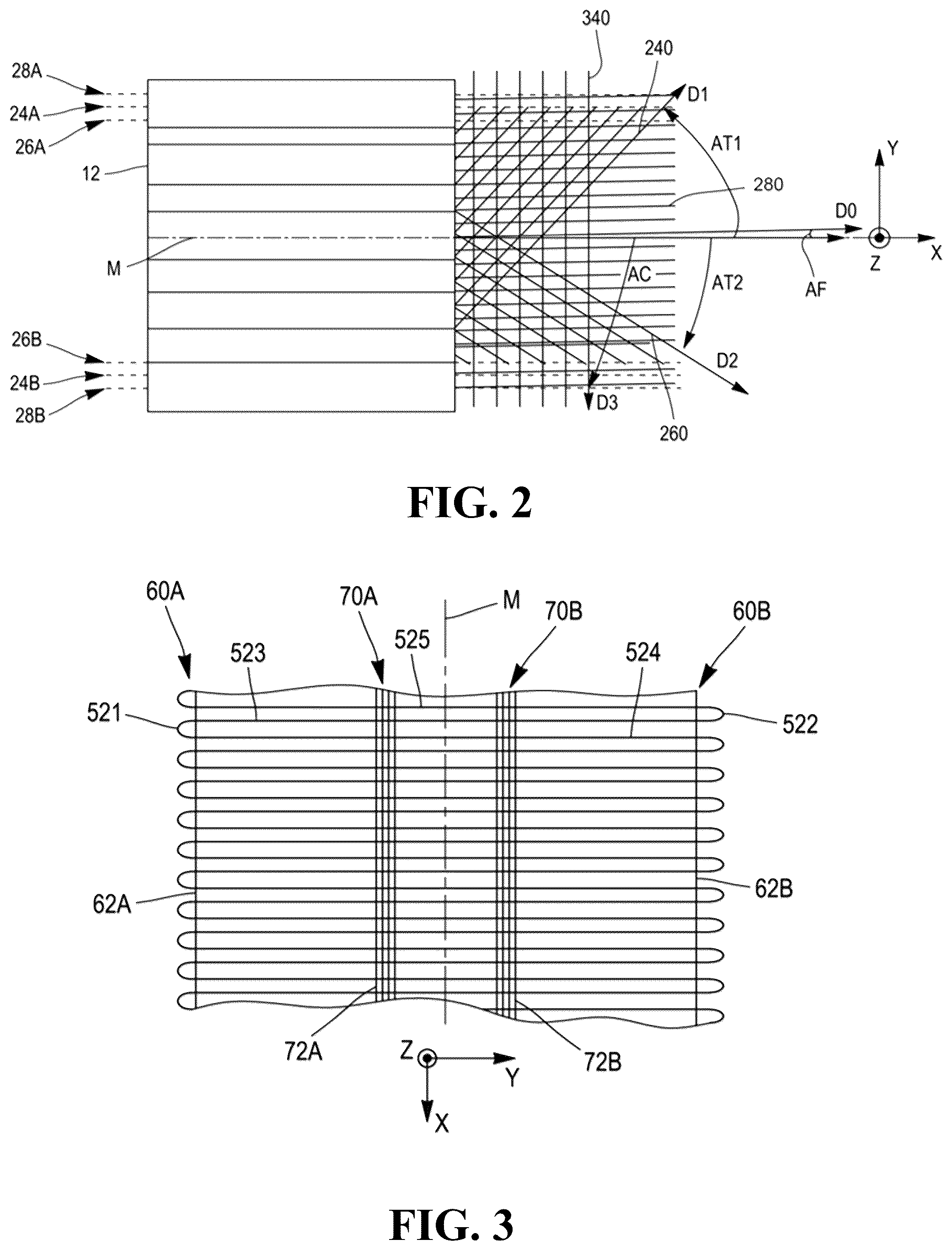 Patent US12583258 Figure 2 – Tire comprising a durable stiffening structure and allowing proper flattening