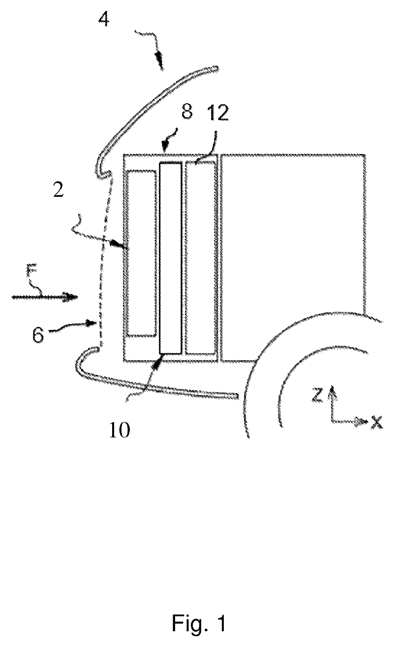 Patent US12583292 — Driving vane for an active grille shutter device — Figure 1