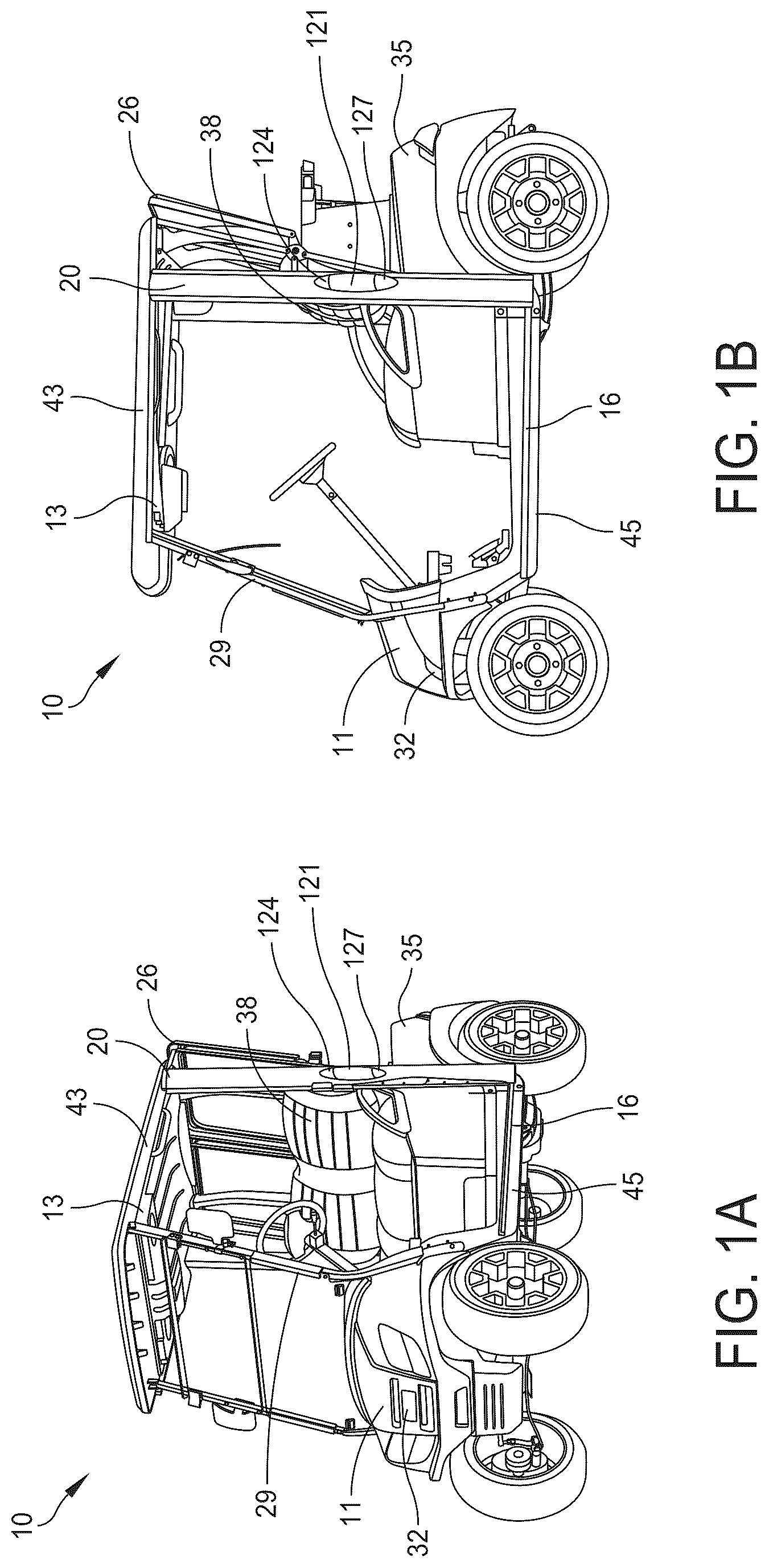 Patent US12583295 Figure 1 – Systems and methods for a vehicle enclosure system
