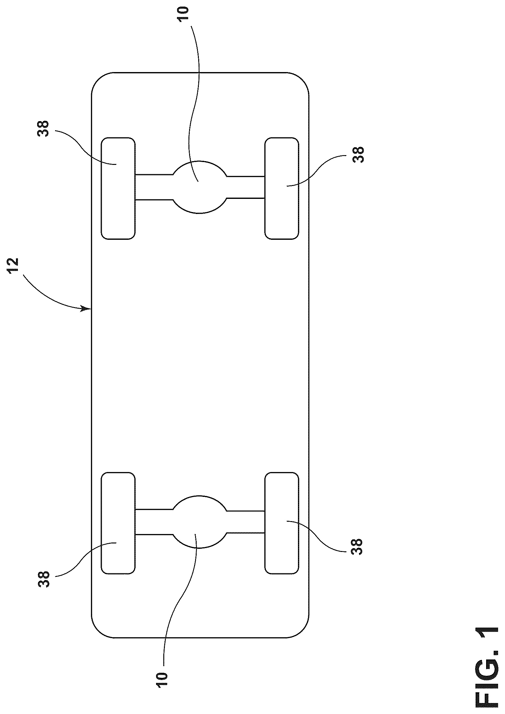 Patent US12583300 — Axle assembly for a vehicle — Figure 1