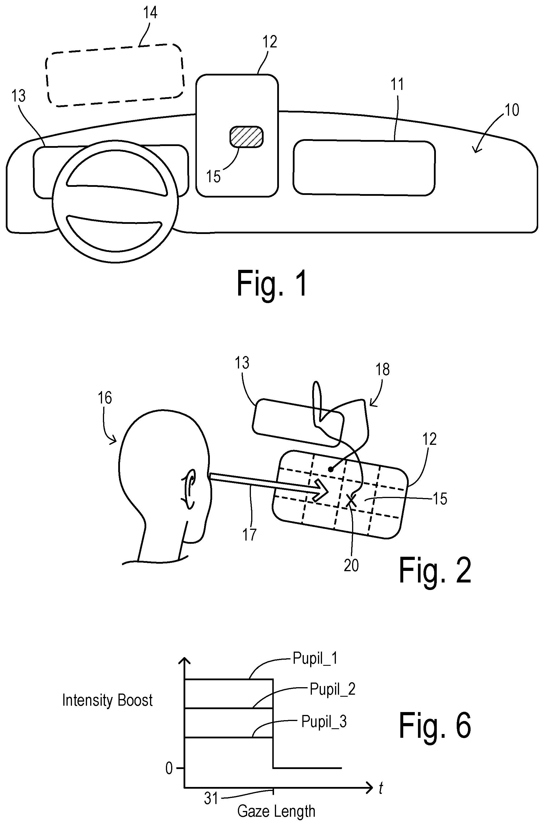 Patent US12583319 — System and method for dimming displays in automotive vehicle — Figure 1