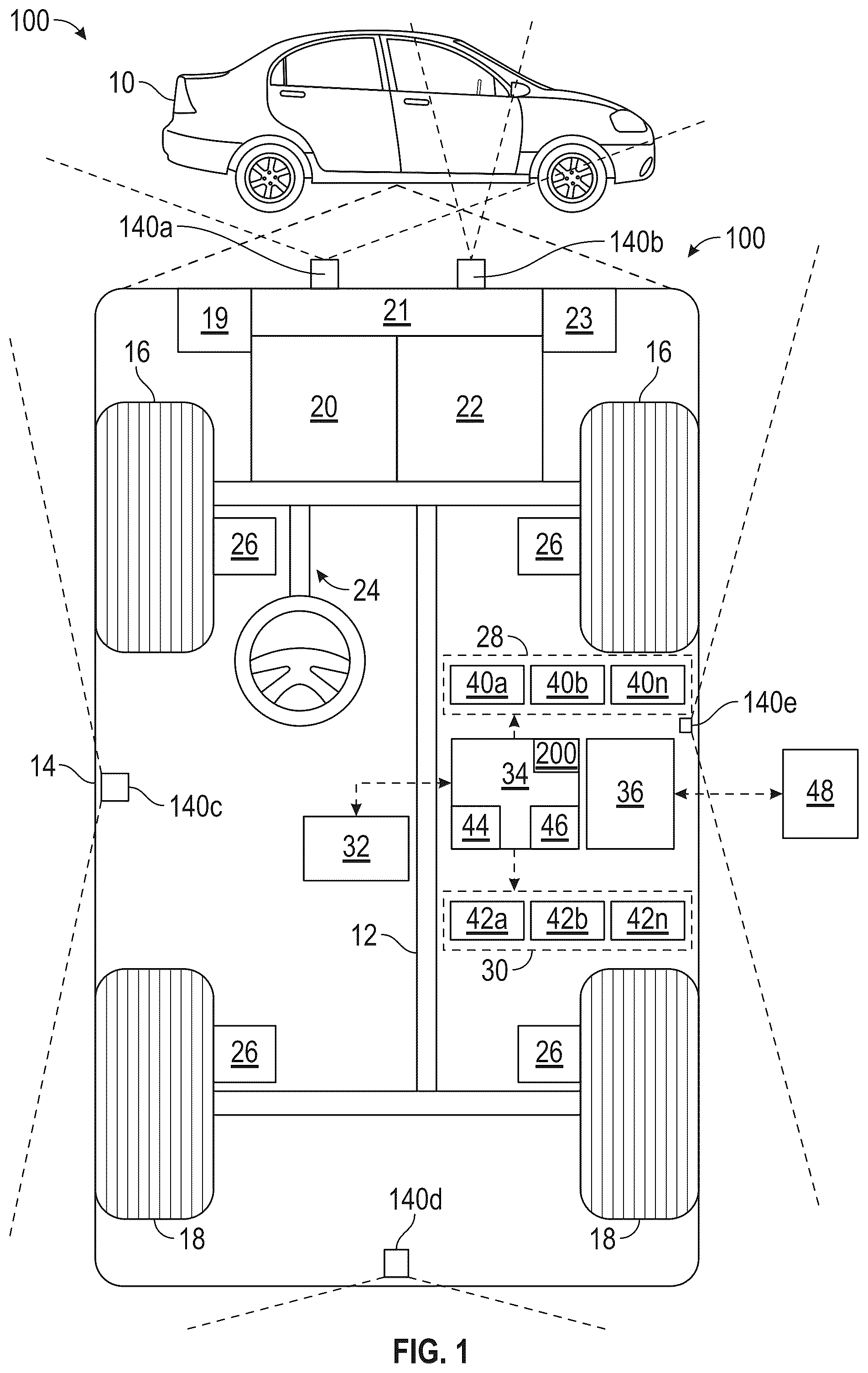 Patent US12583344 — Electric vehicle dual use inverter — Figure 1