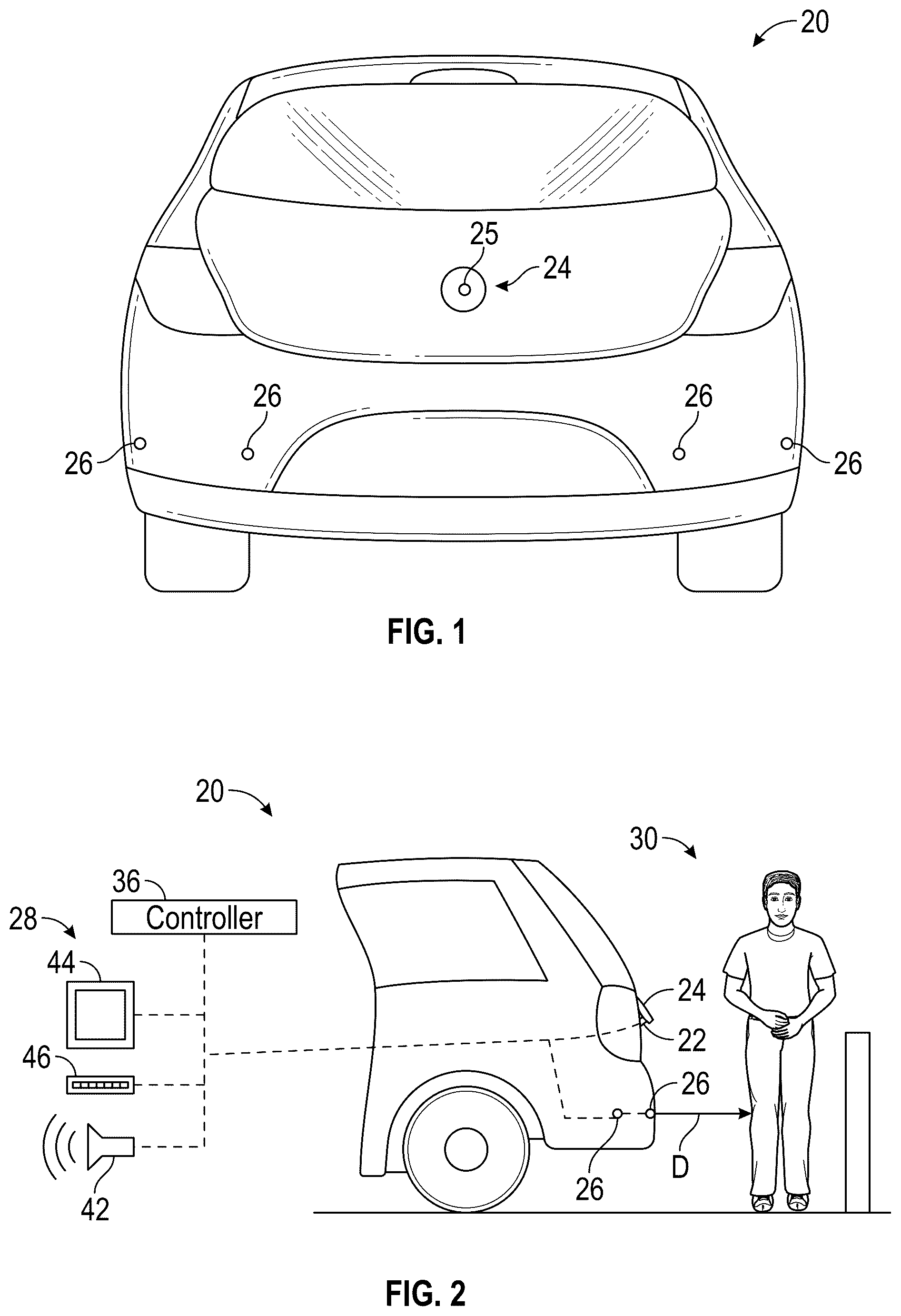 Patent US12583400 — System and method for operating a vehicle access point — Figure 1