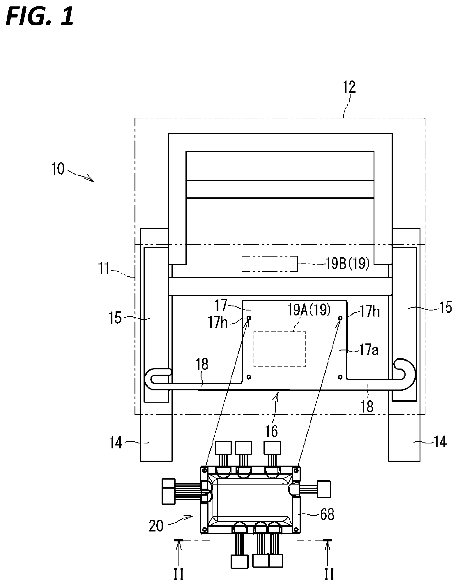 Patent US12583402 — Wire harness and wire harness with base member — Figure 1