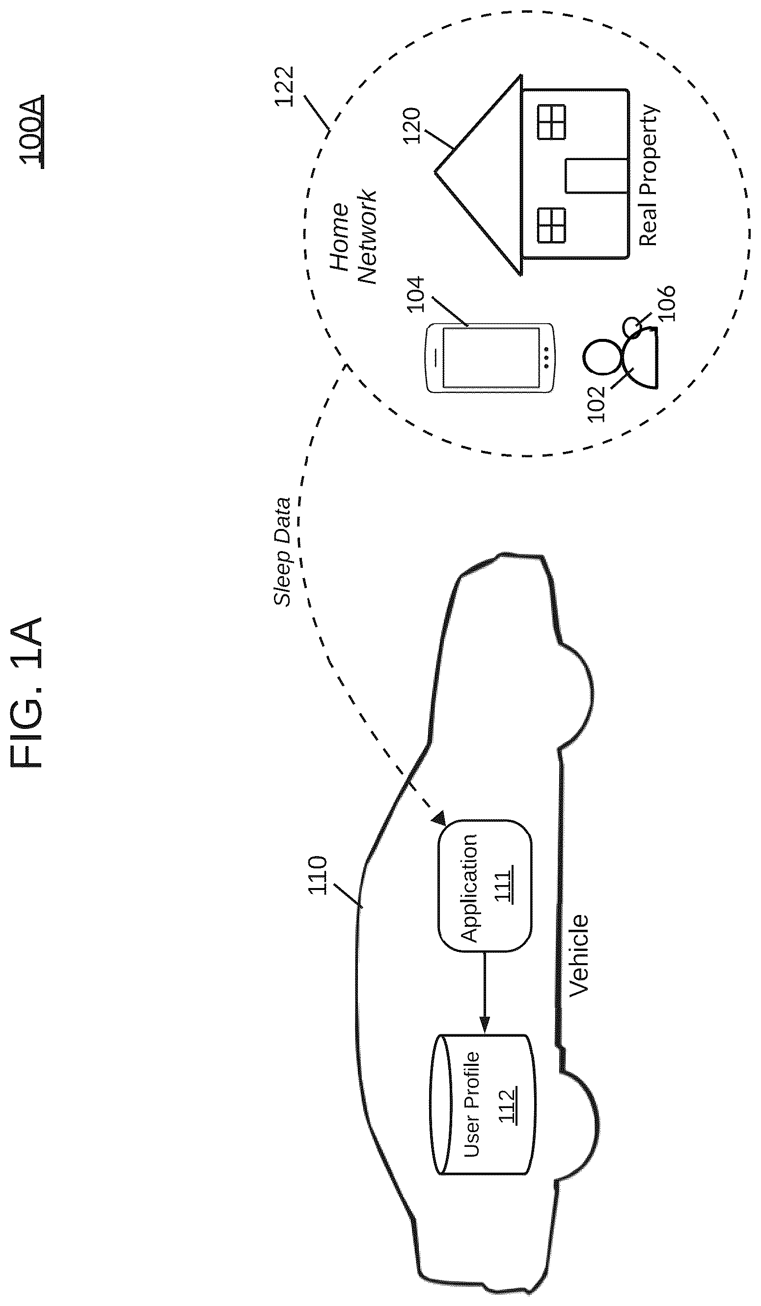 Patent US12583405 — Vehicle modifications to optimize an occupant's condition — Figure 1