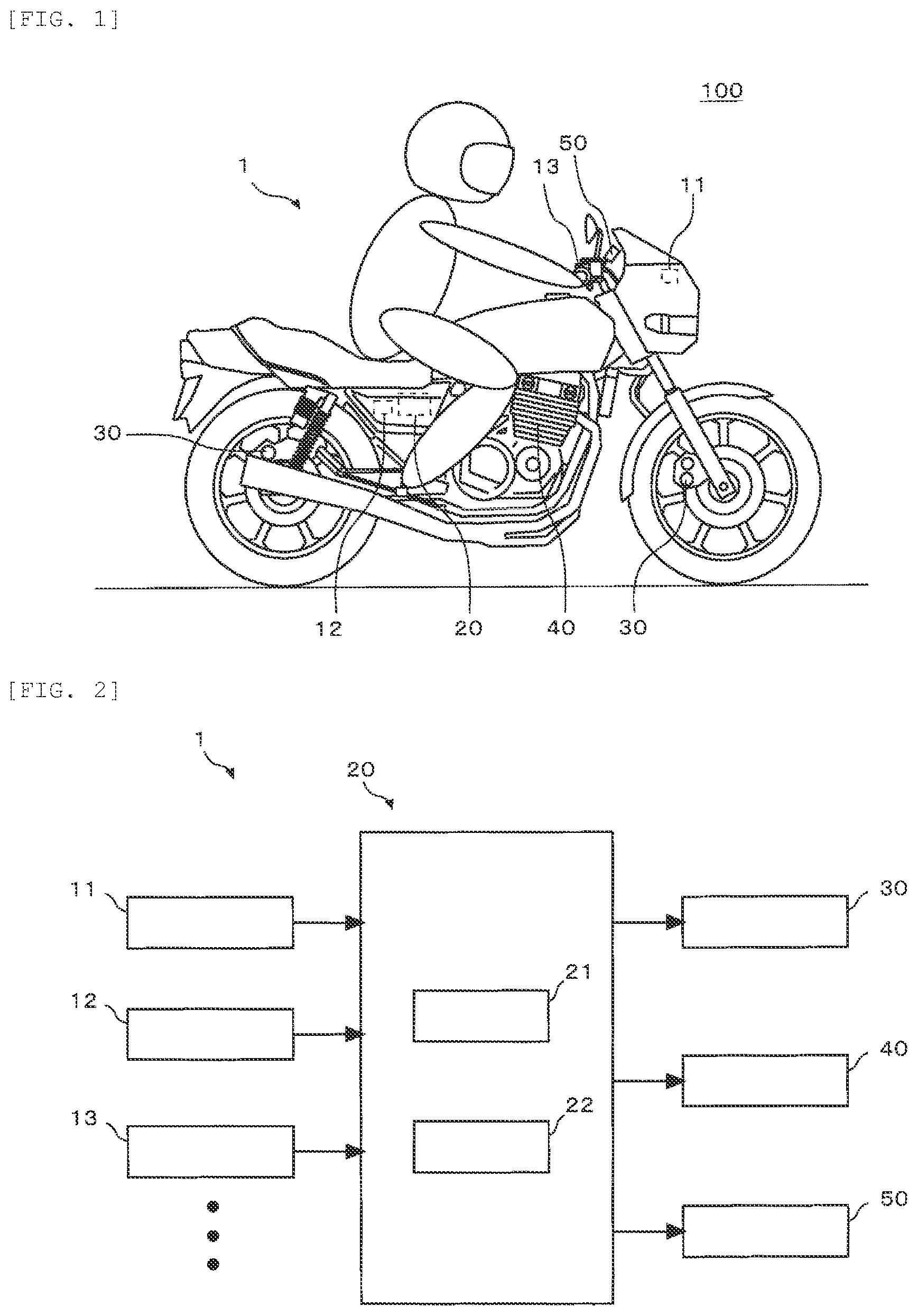 Patent US12583452 Figure 1 – Controller and control method of rider support system
