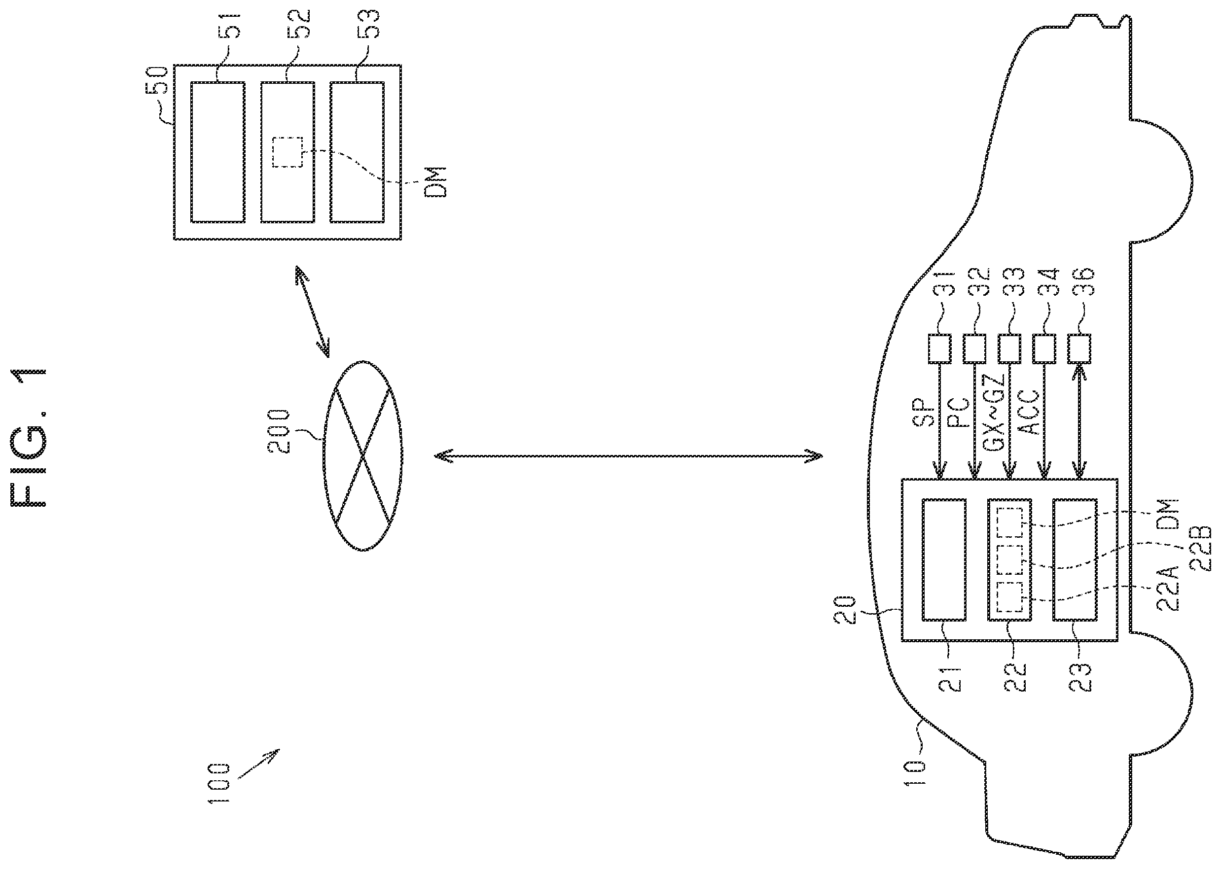 Patent US12583463 — Information processing device for vehicle, and information processing system — Figure 1
