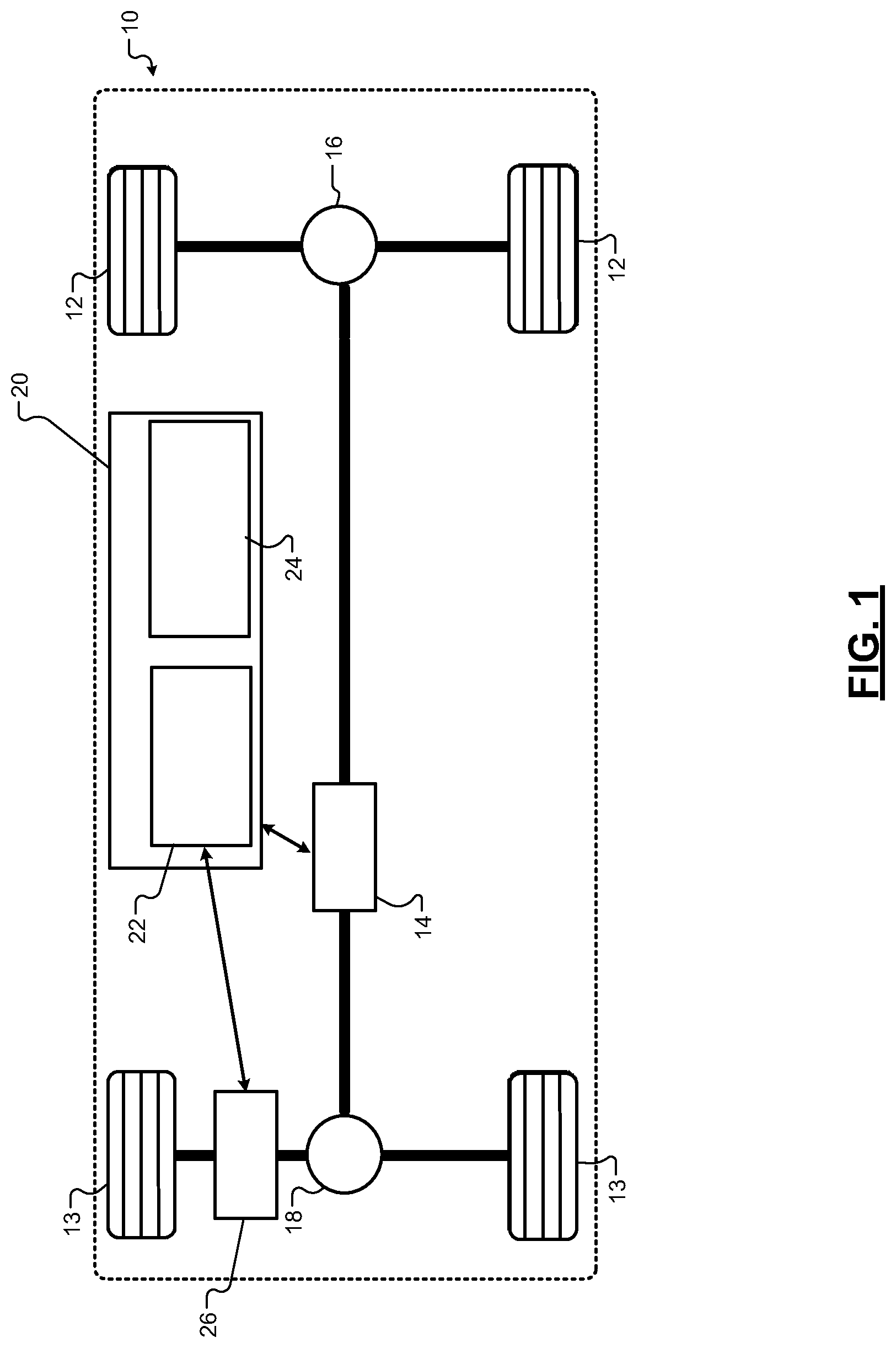 Patent US12583466 — Vehicle control modules including containerized orchestration and resource management for mixed criticality systems — Figure 1