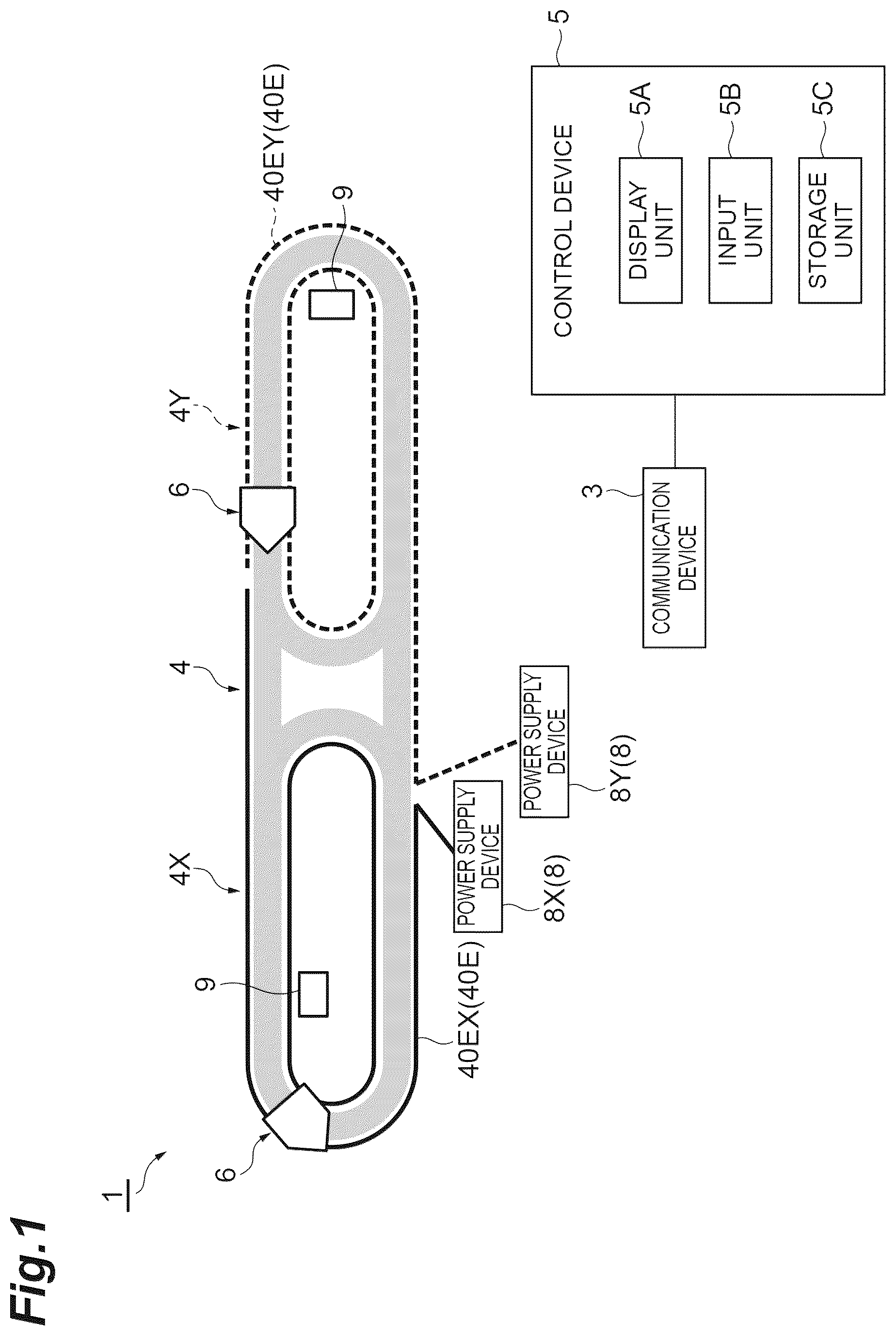 Patent US12583492 — Transport cart system — Figure 1
