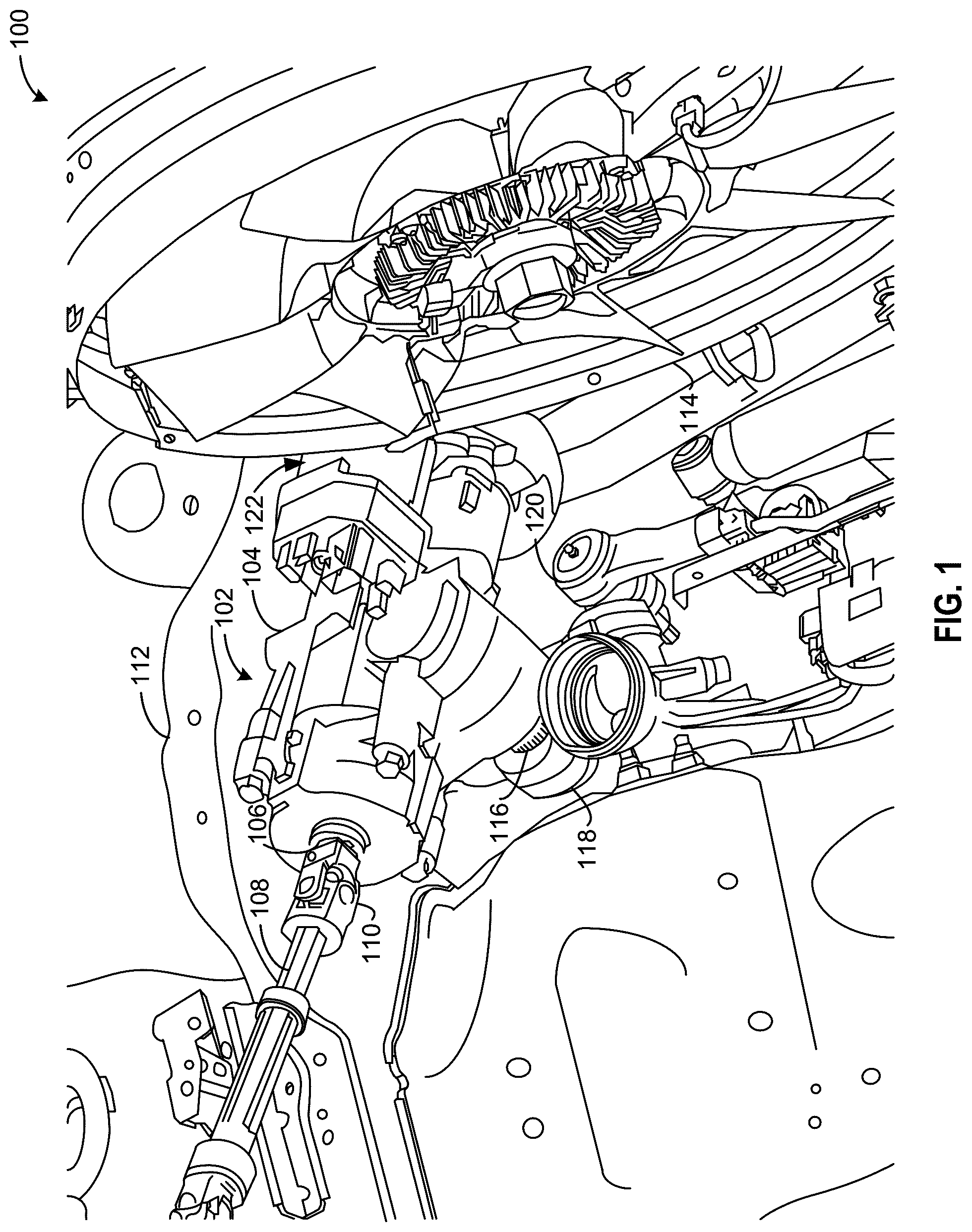 Patent US12583503 — Rotary steering systems — Figure 1