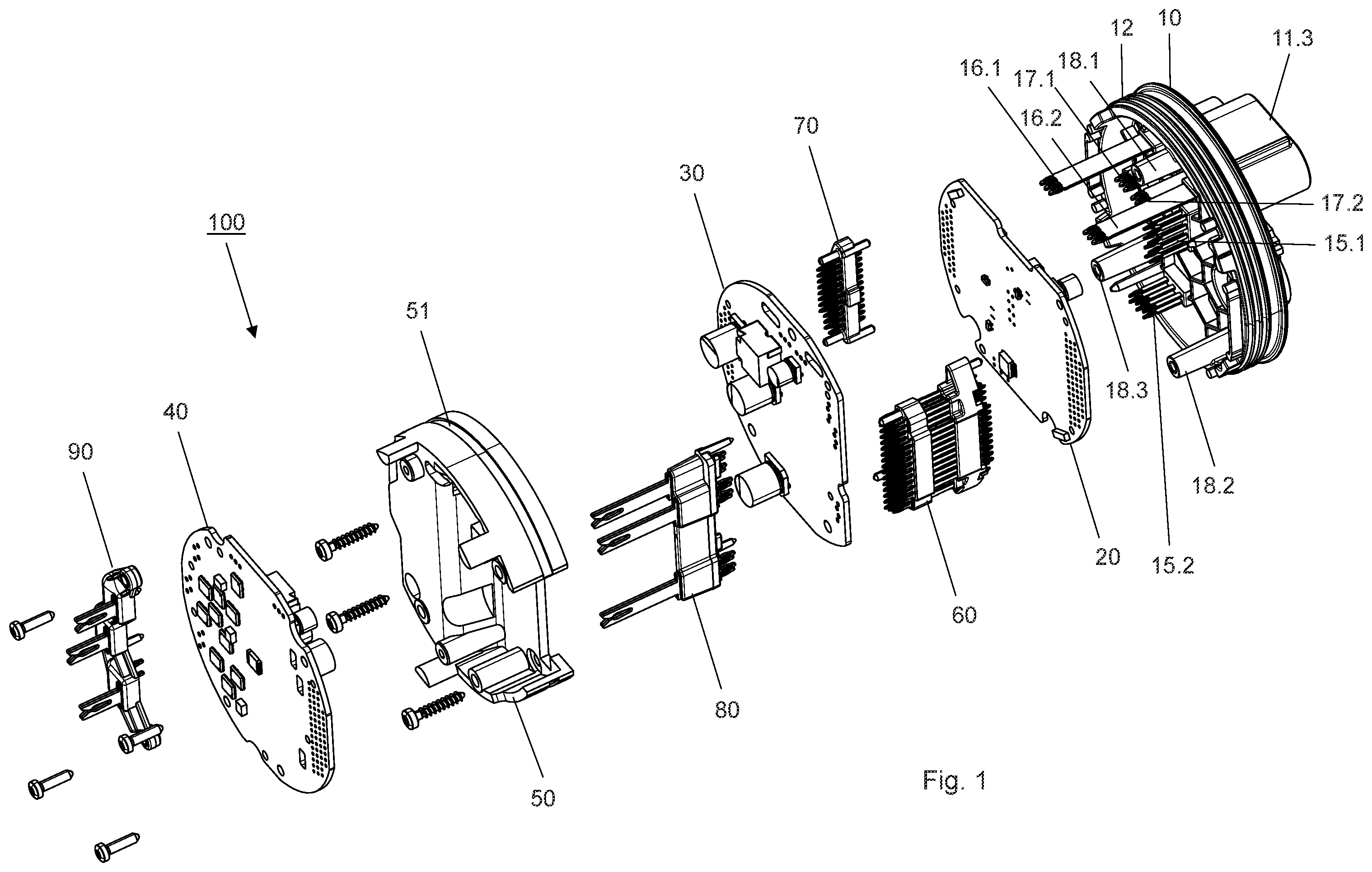Patent US12583510 — Electronic control unit and electric power steering system — Figure 1