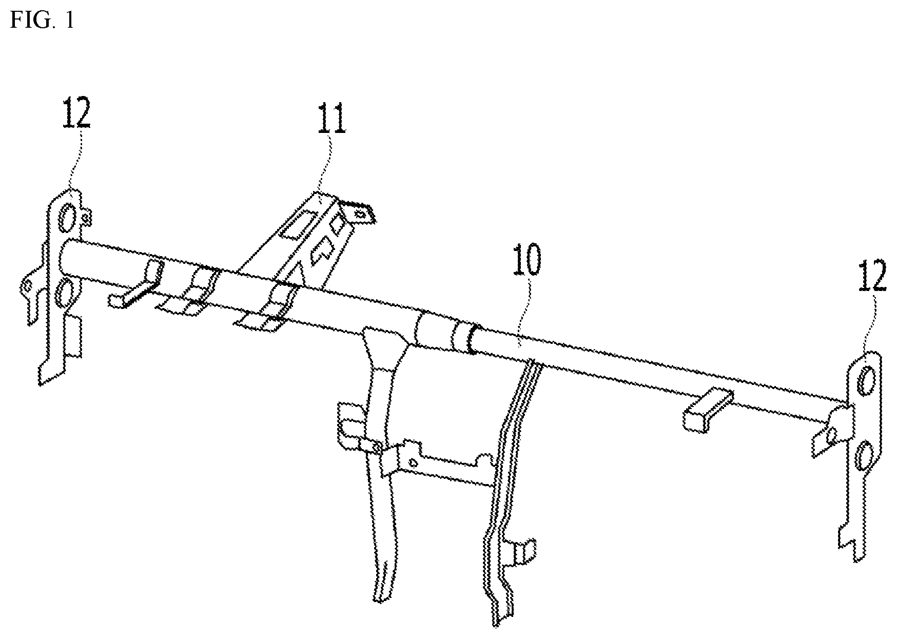 Patent US12583529 — Cowl cross structure — Figure 1