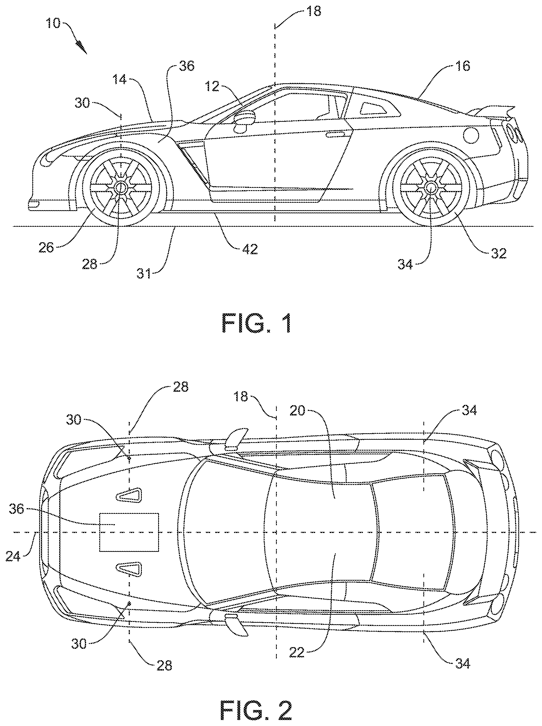 Patent US12583534 Figure 1 – Vehicle with a diffuser mounted thruster