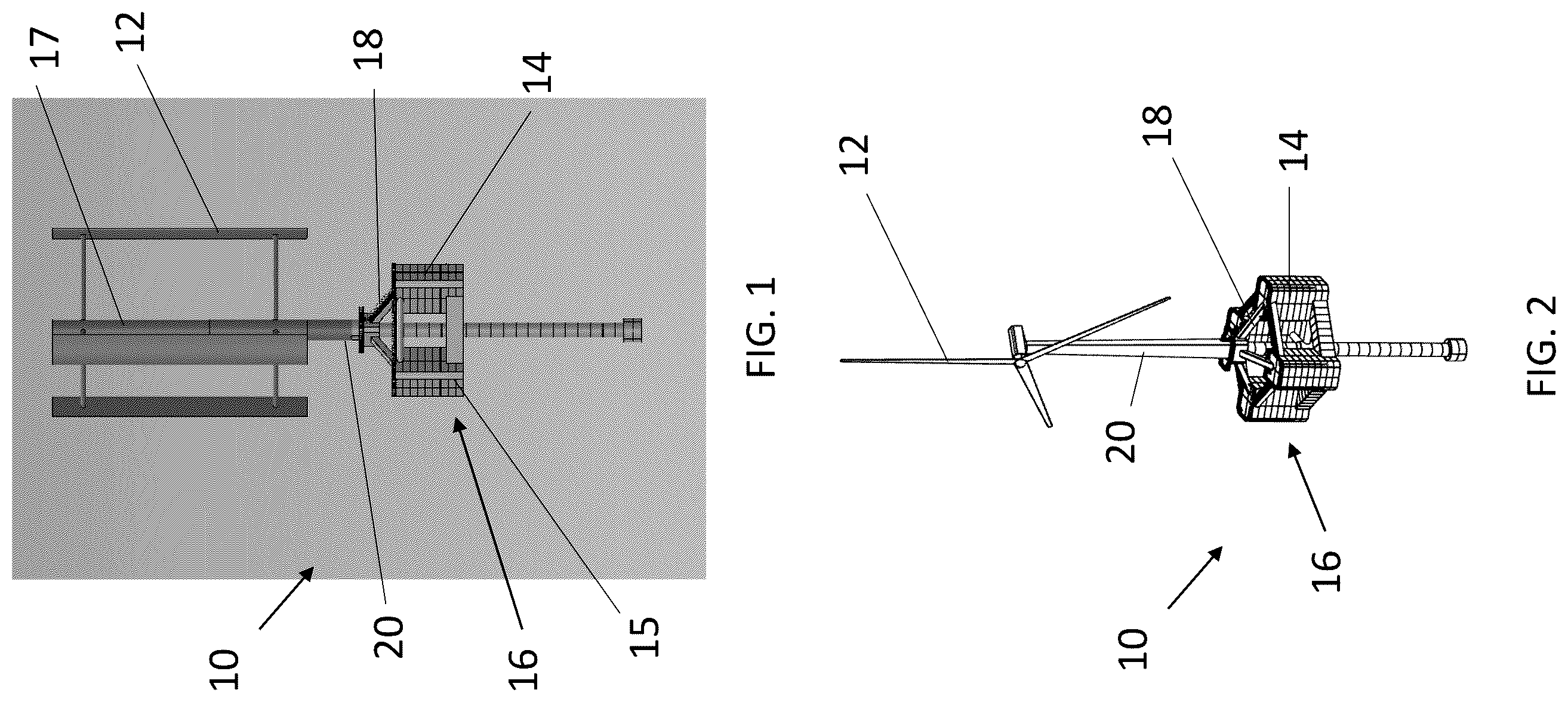 Patent US12583560 — Floating power generation platform — Figure 1