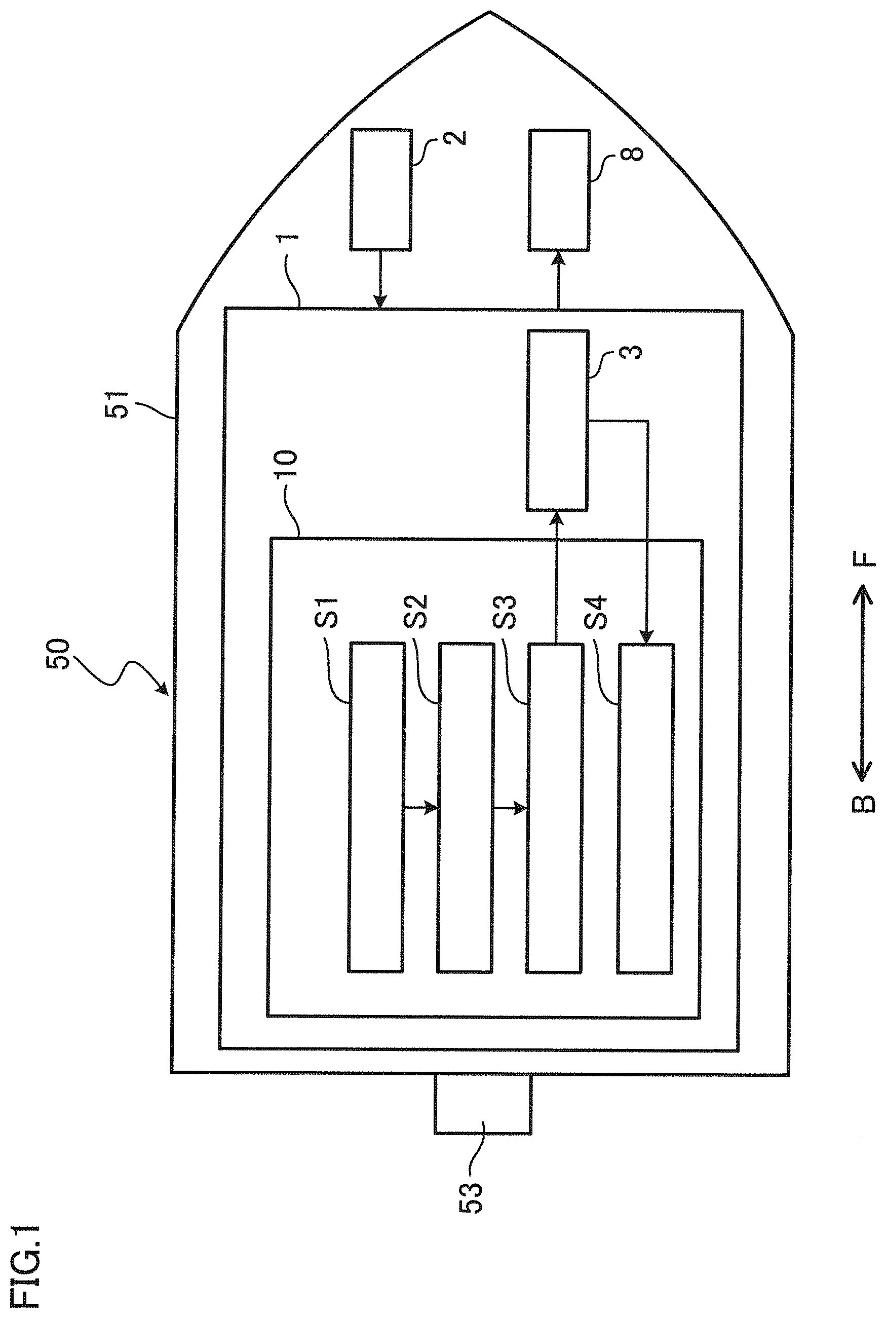 Patent US12583563 — Ship docking assisting apparatus and ship docking assisting method — Figure 1