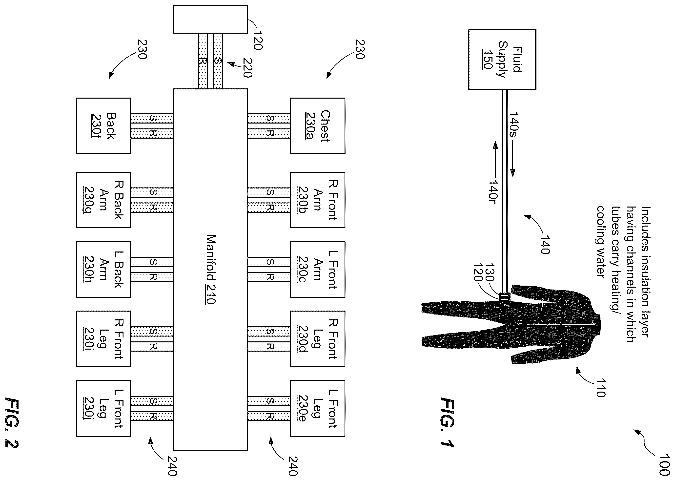 Patent US12583565 Figure 1 – Thermal management for divers