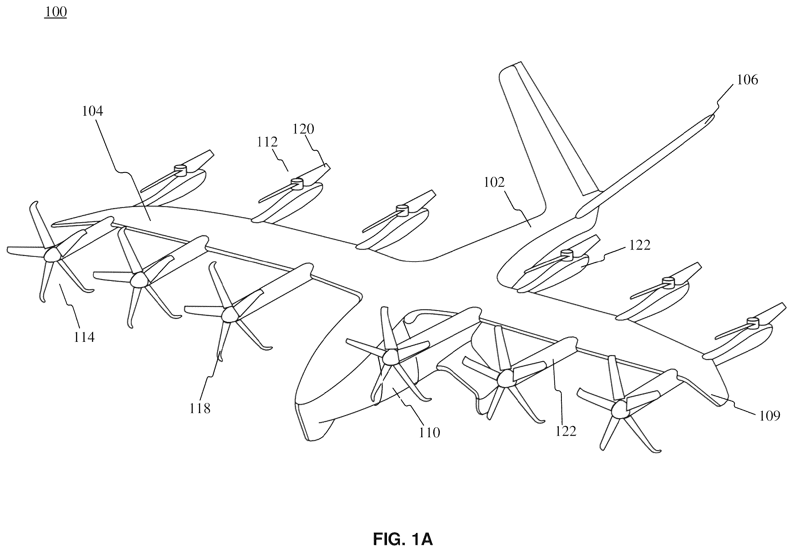 Patent US12583580 — Aircraft tilt apparatus including variable cooling air inlet — Figure 1