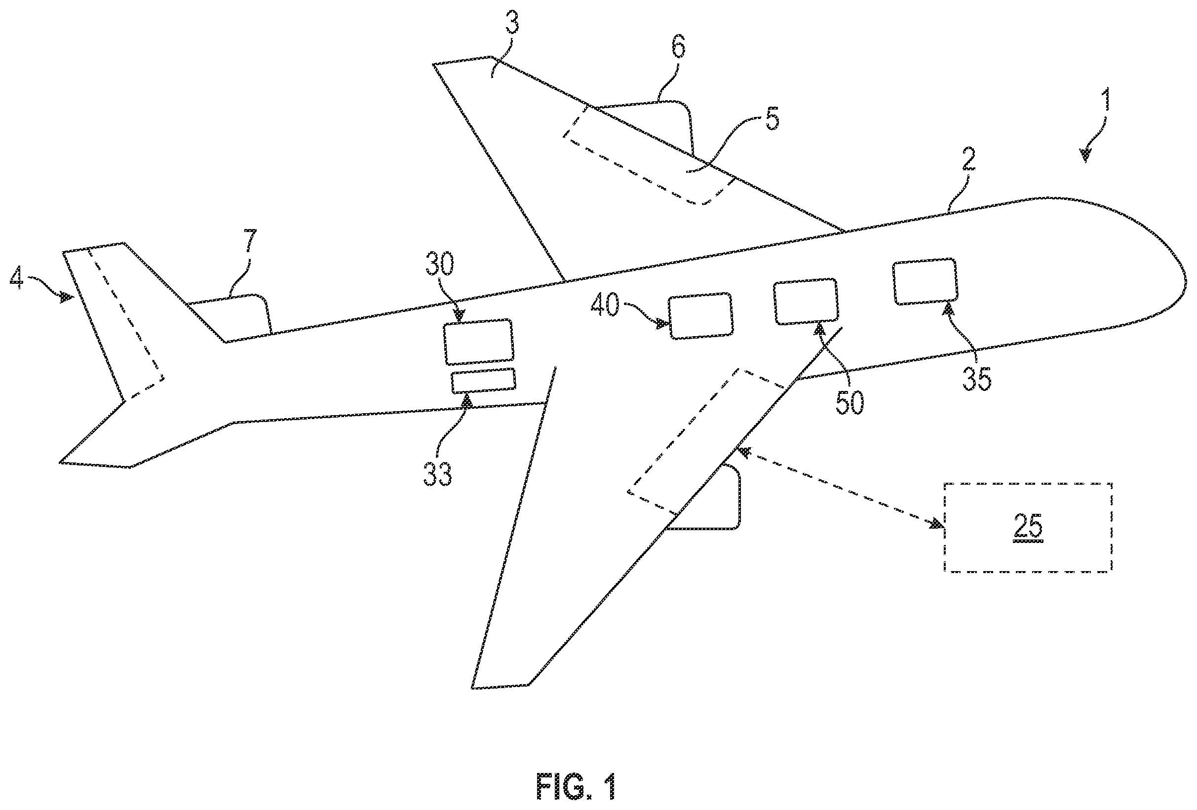 Patent US12583590 — Environmental control systems for an aircraft having a vapor compression system with a flash liquid expander turbine — Figure 1