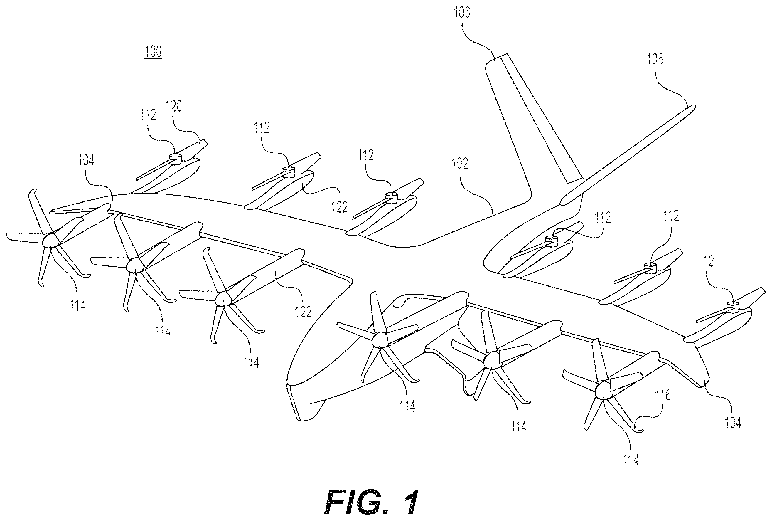 Patent US12583606 — Systems and methods for aircraft energy optimization — Figure 1