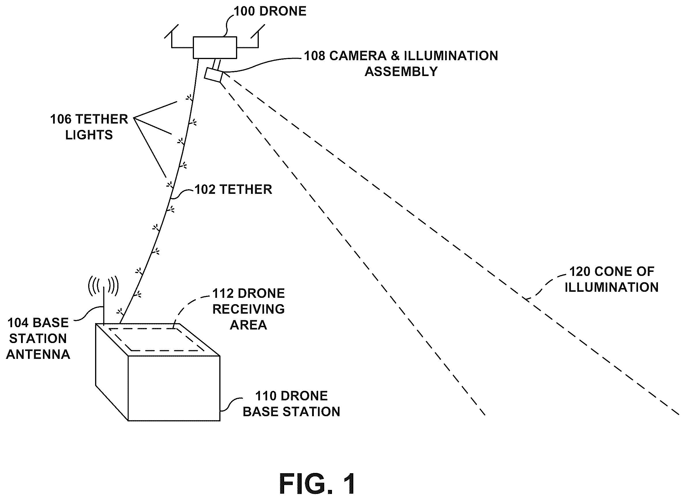 Patent US12583620 — Systems and methods for heat transfer in drones — Figure 1