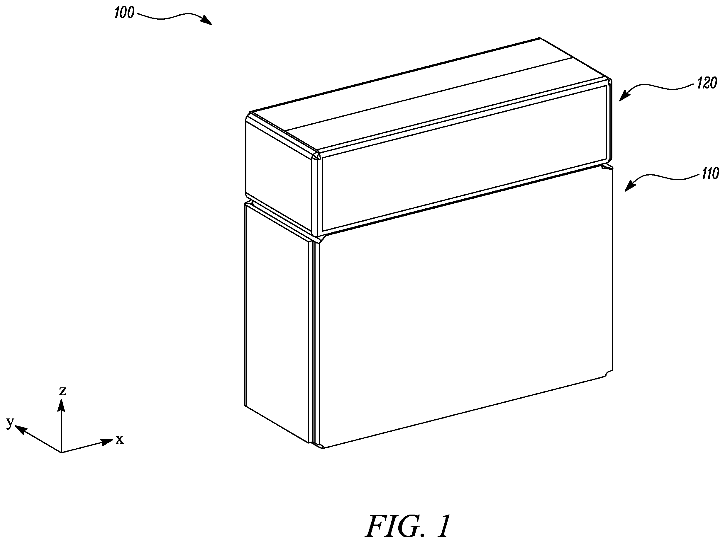 Patent US12583656 — Container system and method of assembly — Figure 1