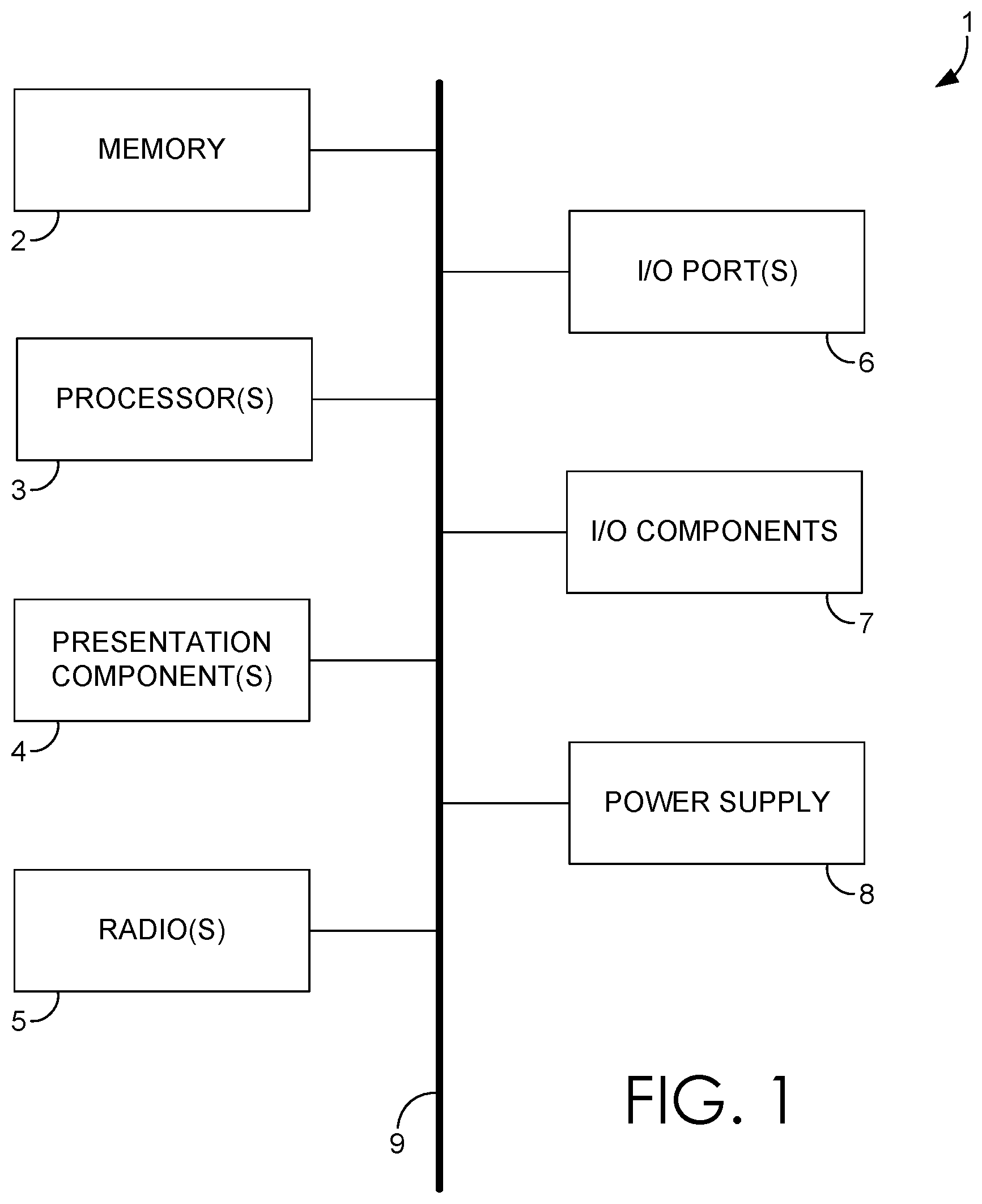 Patent US12583664 — Adjustable storage systems, adjustable storage receptacles, and methods of manufacturing and using the same — Figure 1