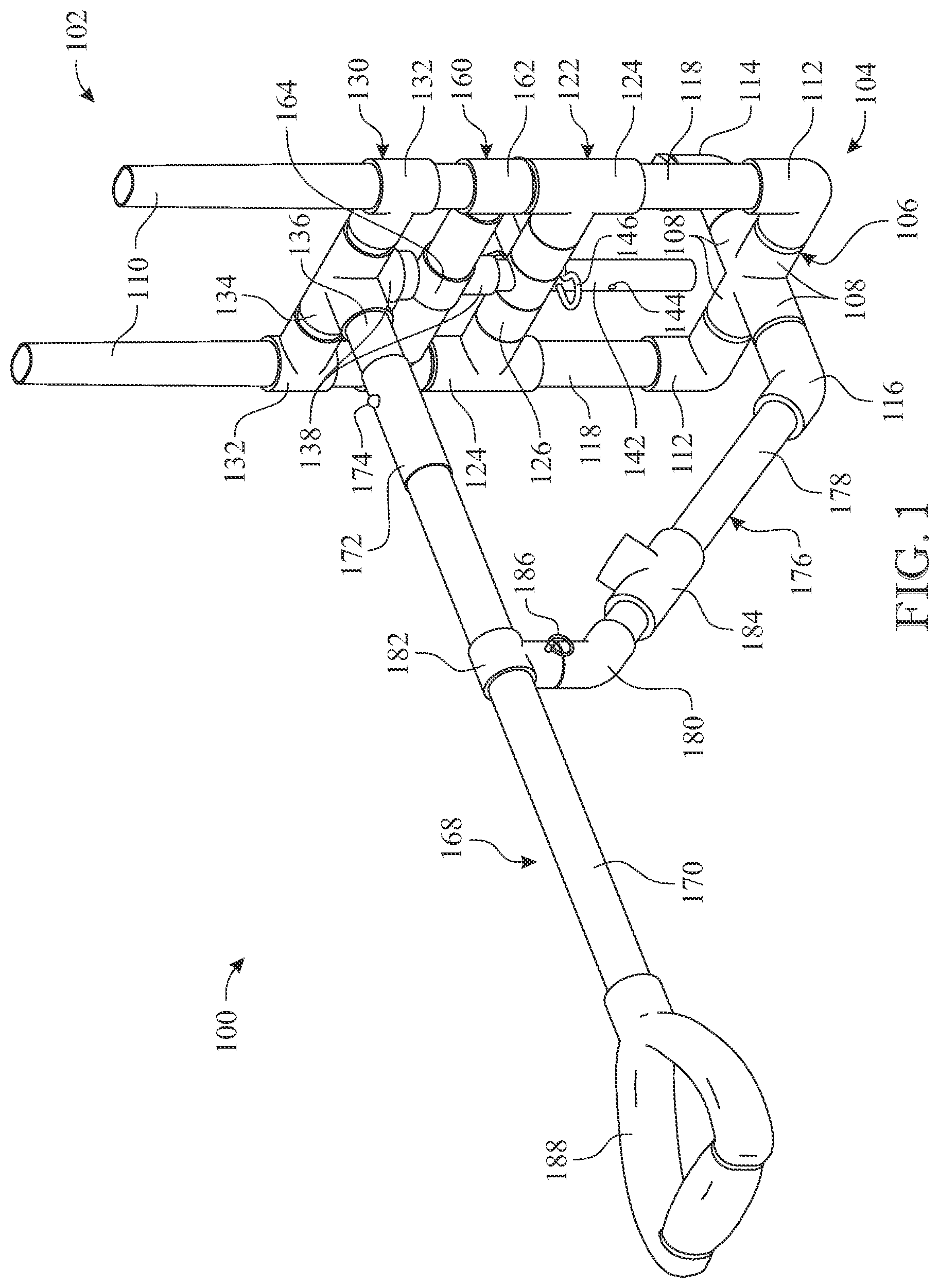 Patent US12583668 — Receptacle transport apparatus — Figure 1