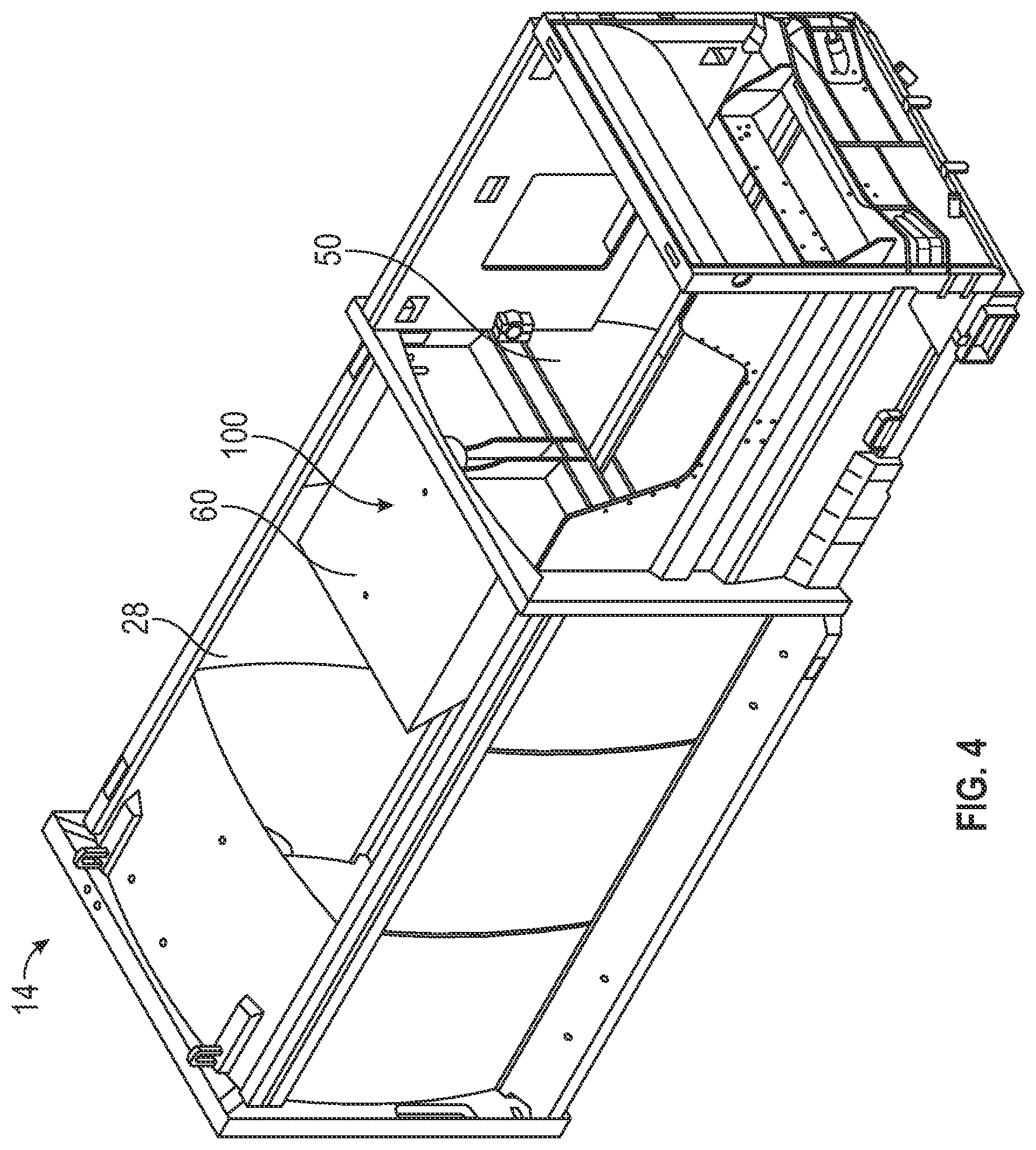 Patent US12583671 Figure 4 – Refuse truck with helical pump