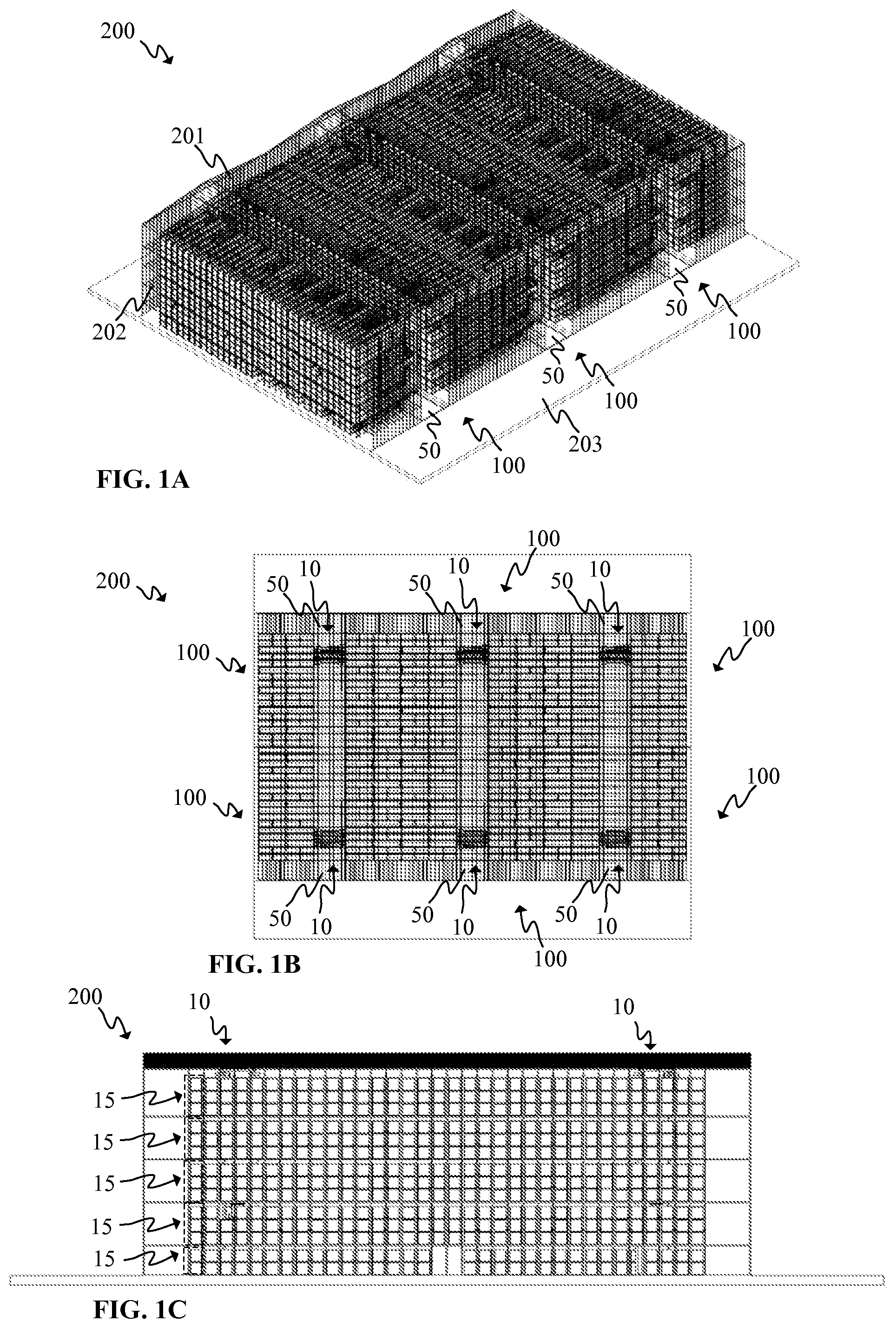 Patent US12583672 Figure 1 – Multi-level container storage system and high-bay container storage