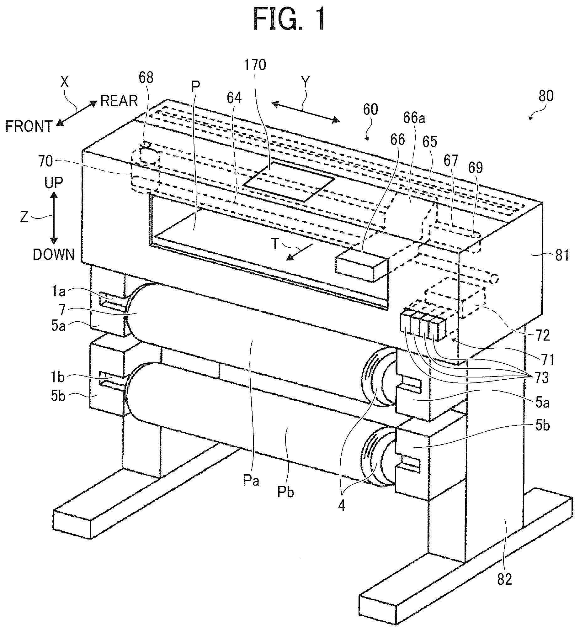 Patent US12583702 — Paper feeding device and image forming apparatus — Figure 1