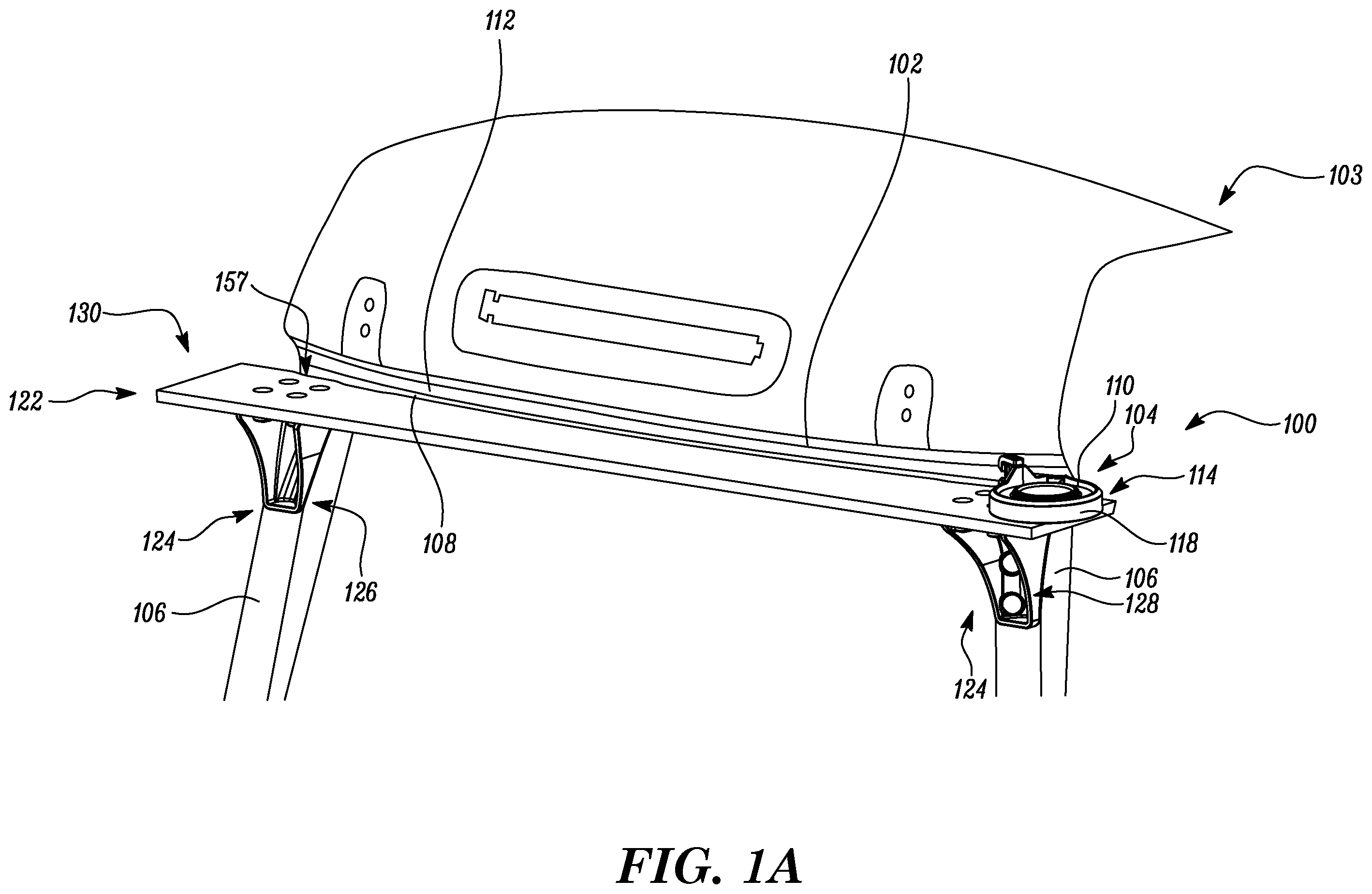 Patent US12583706 — System and method for applying adhesive tape line — Figure 1