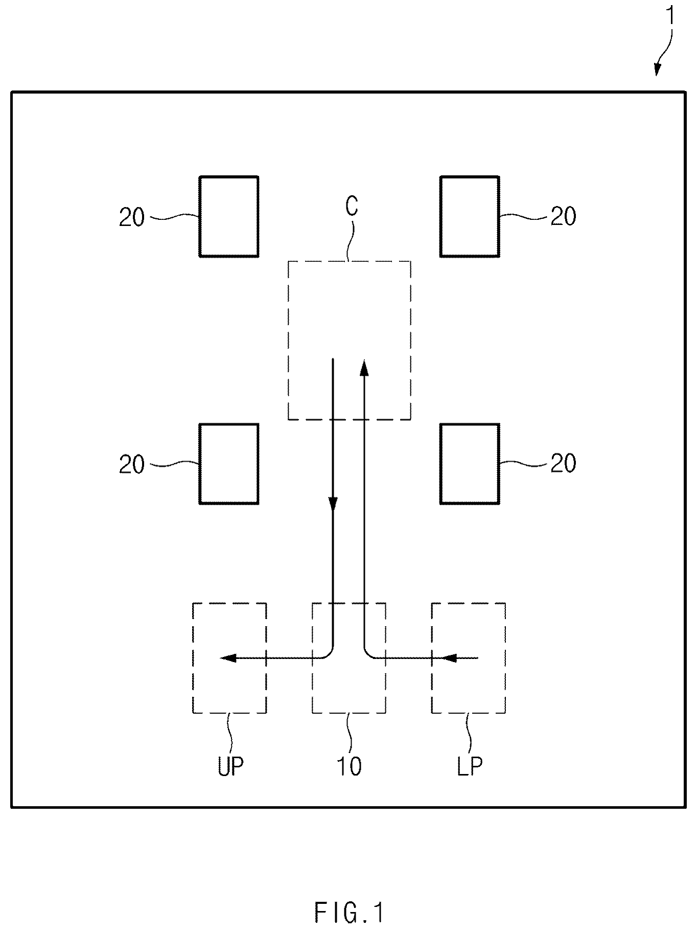 Patent US12583717 — Lift apparatus for vehicle — Figure 1