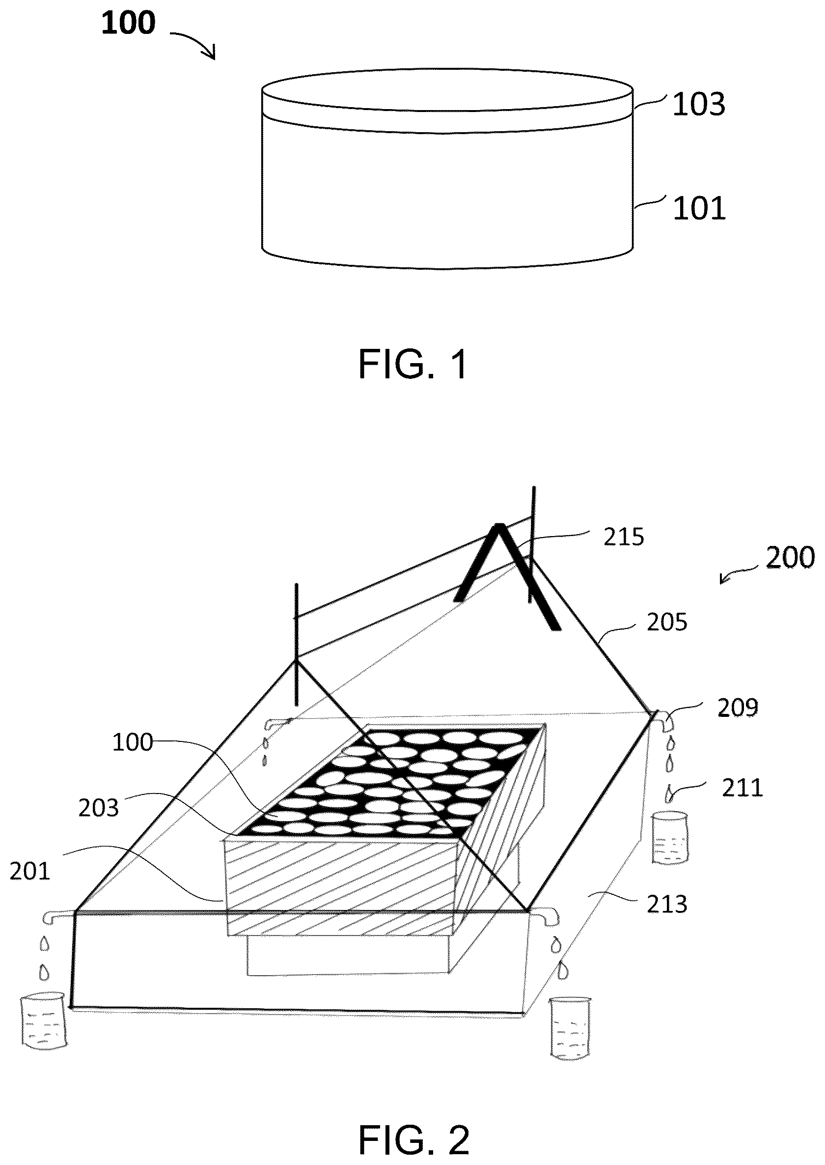Patent US12583766 Figure 1 – Activated carbon-cement composite coated polyurethane foam based solar thermal evaporator
