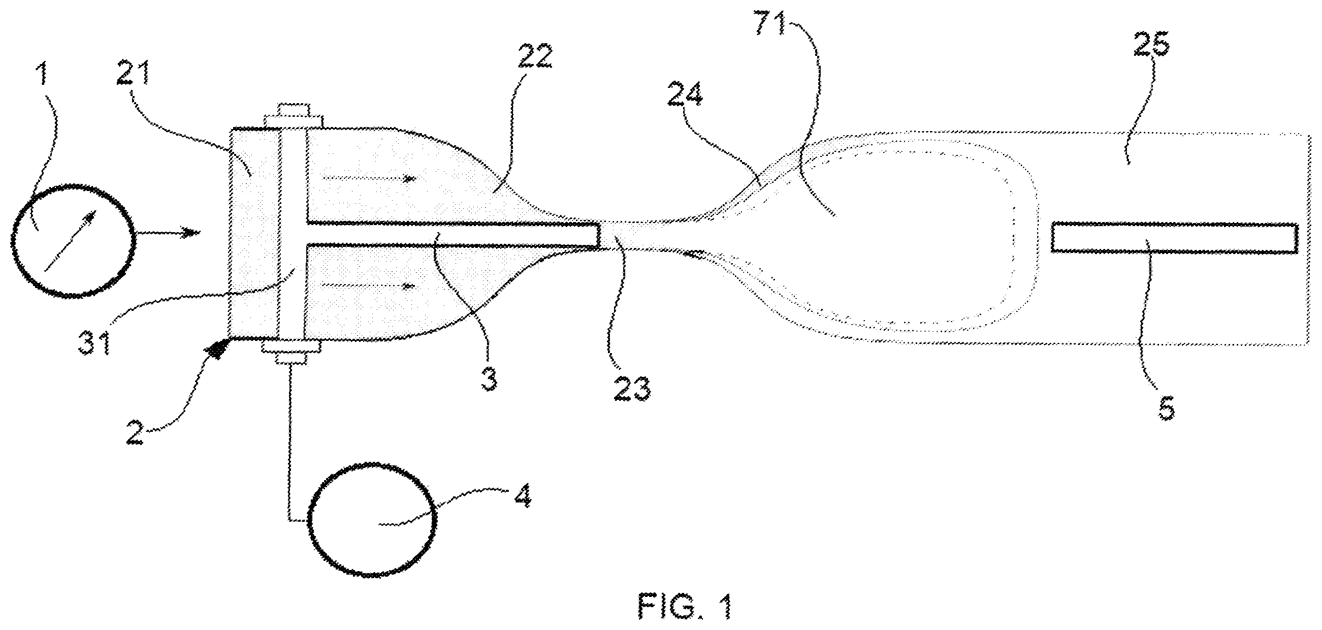 Patent US12583770 — Device for treatment of liquids and the method of treatment of liquids with use of this device — Figure 1