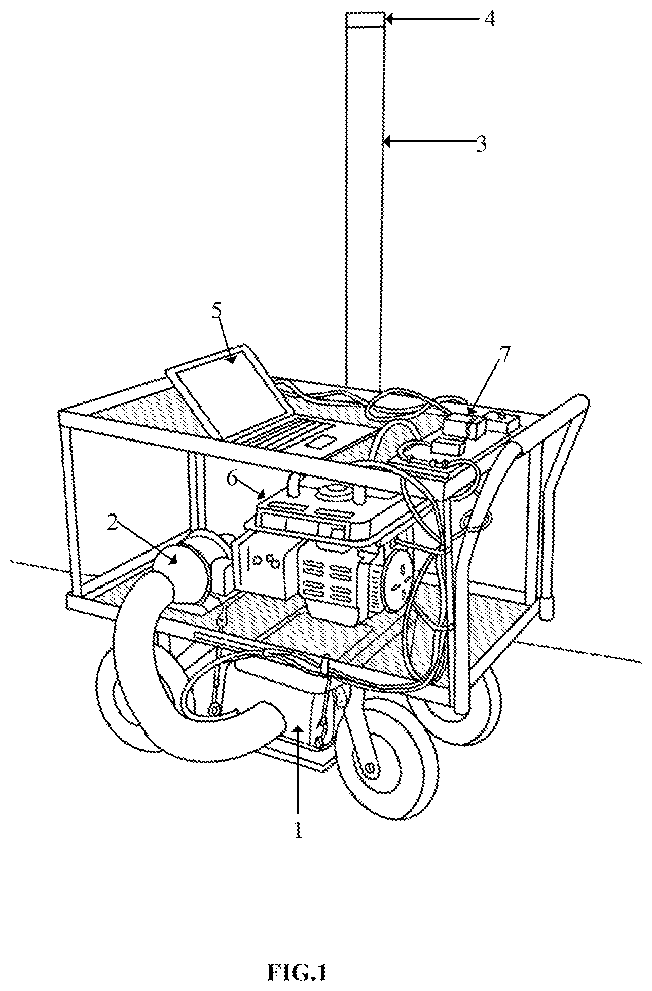 Patent US12583802 — Autonomous device for in-field conversion of biomass into biochar — Figure 1