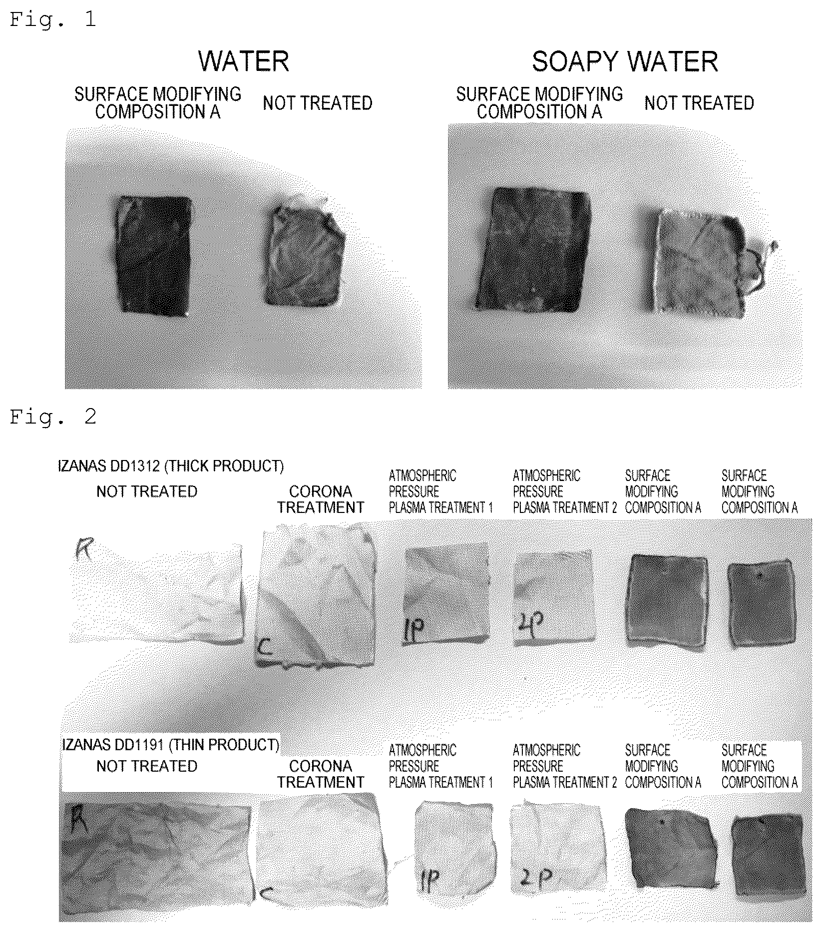 Patent US12583987 — Surface modifying composition, modified product, and method of producing modified product — Figure 1