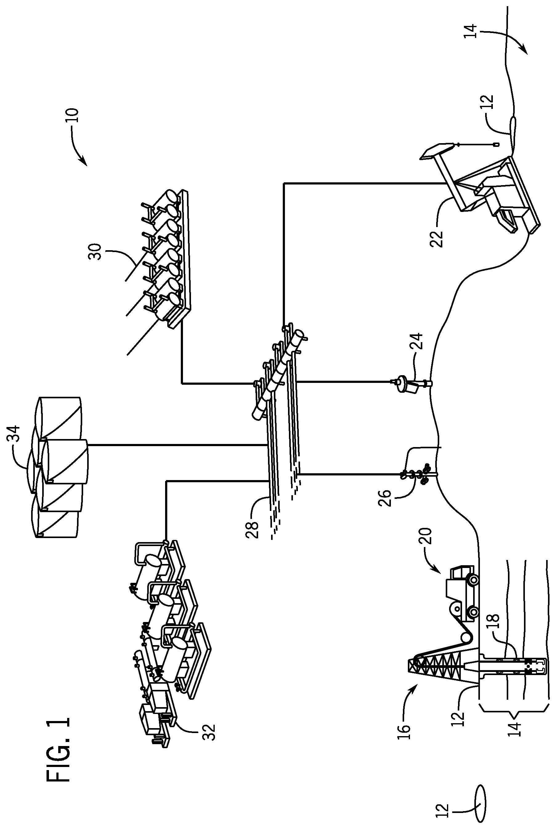 Patent US12586014 — Modular hydrocarbon facility placement planning system — Figure 1
