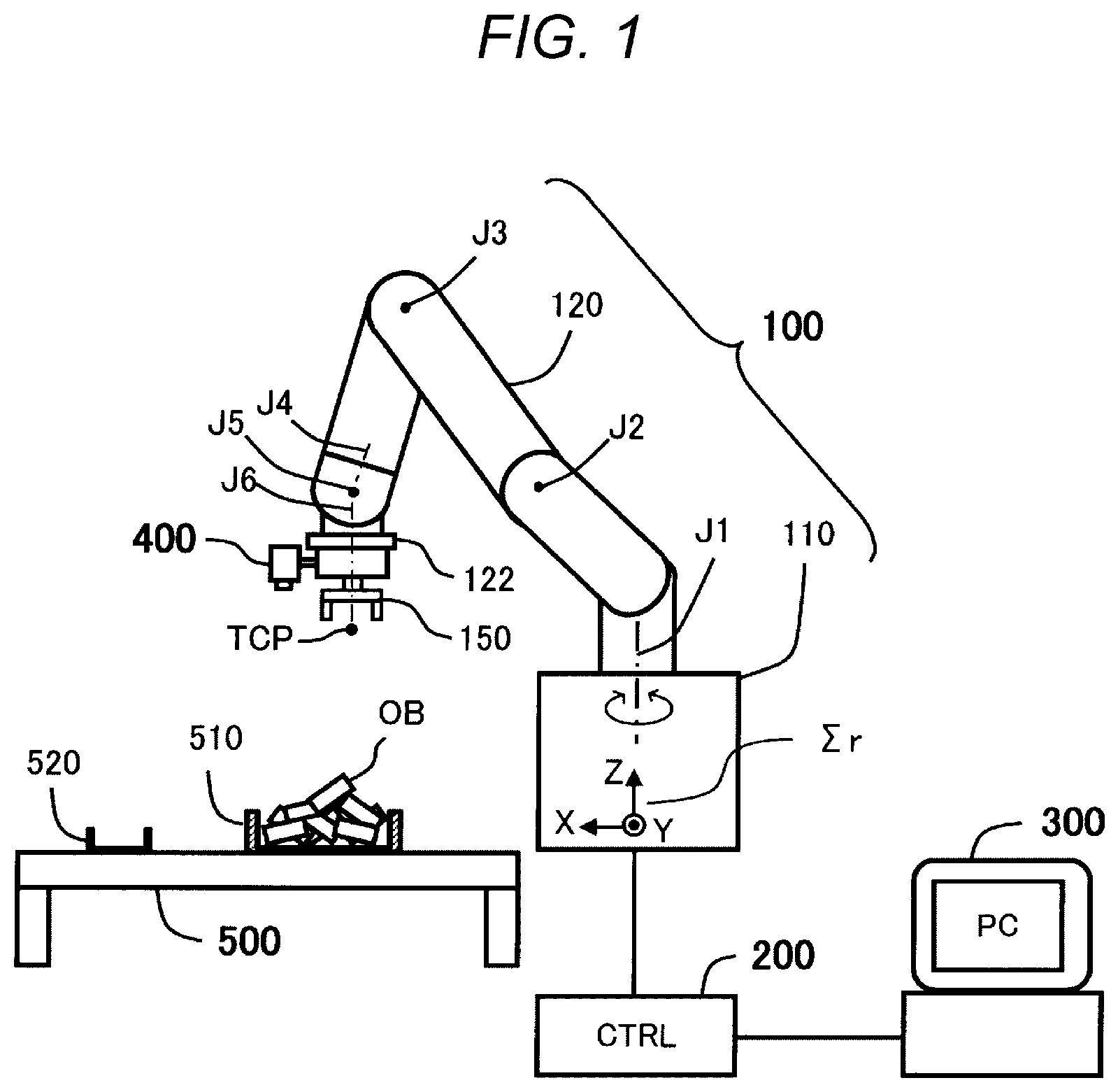 Patent US12586242 — Method, system, and computer program for recognizing position and attitude of object imaged by camera — Figure 1
