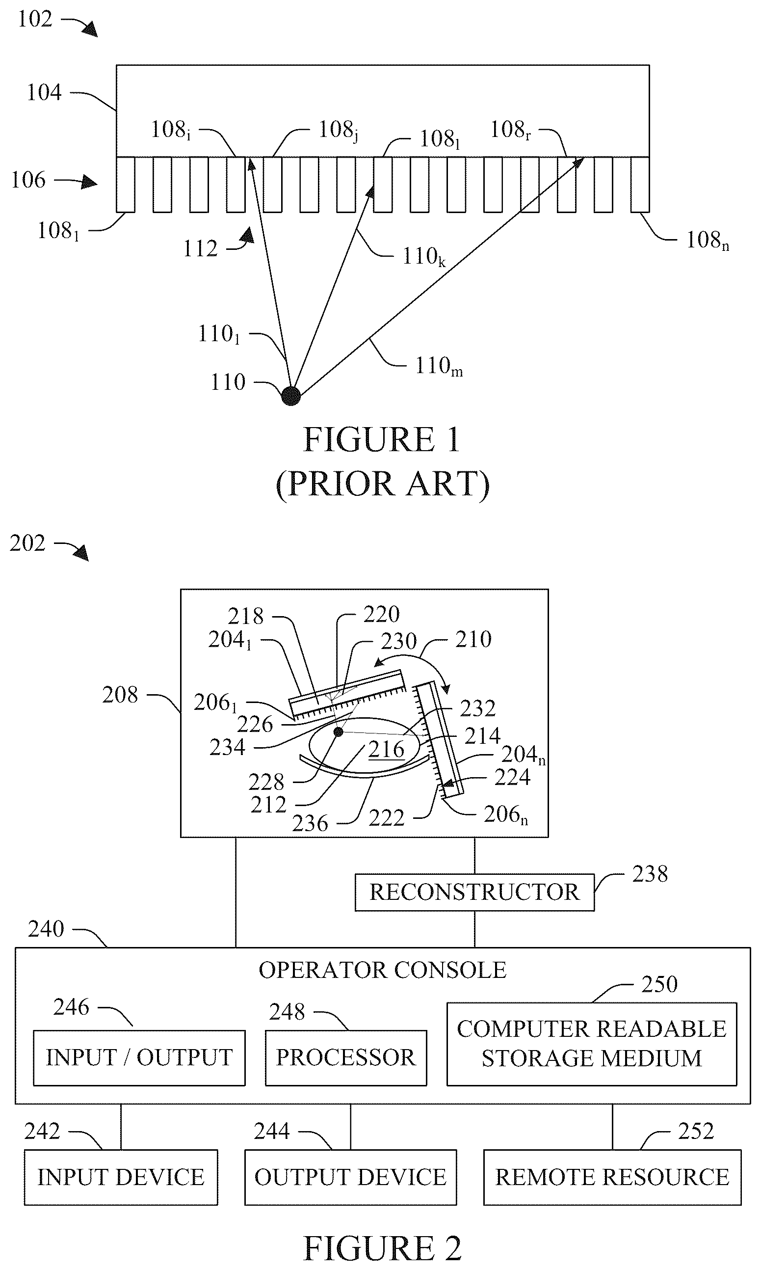 Patent US12586276 Figure 1 – System, method and/or computer readable medium for mitigation of effects from photon septal penetration in SPECT imaging