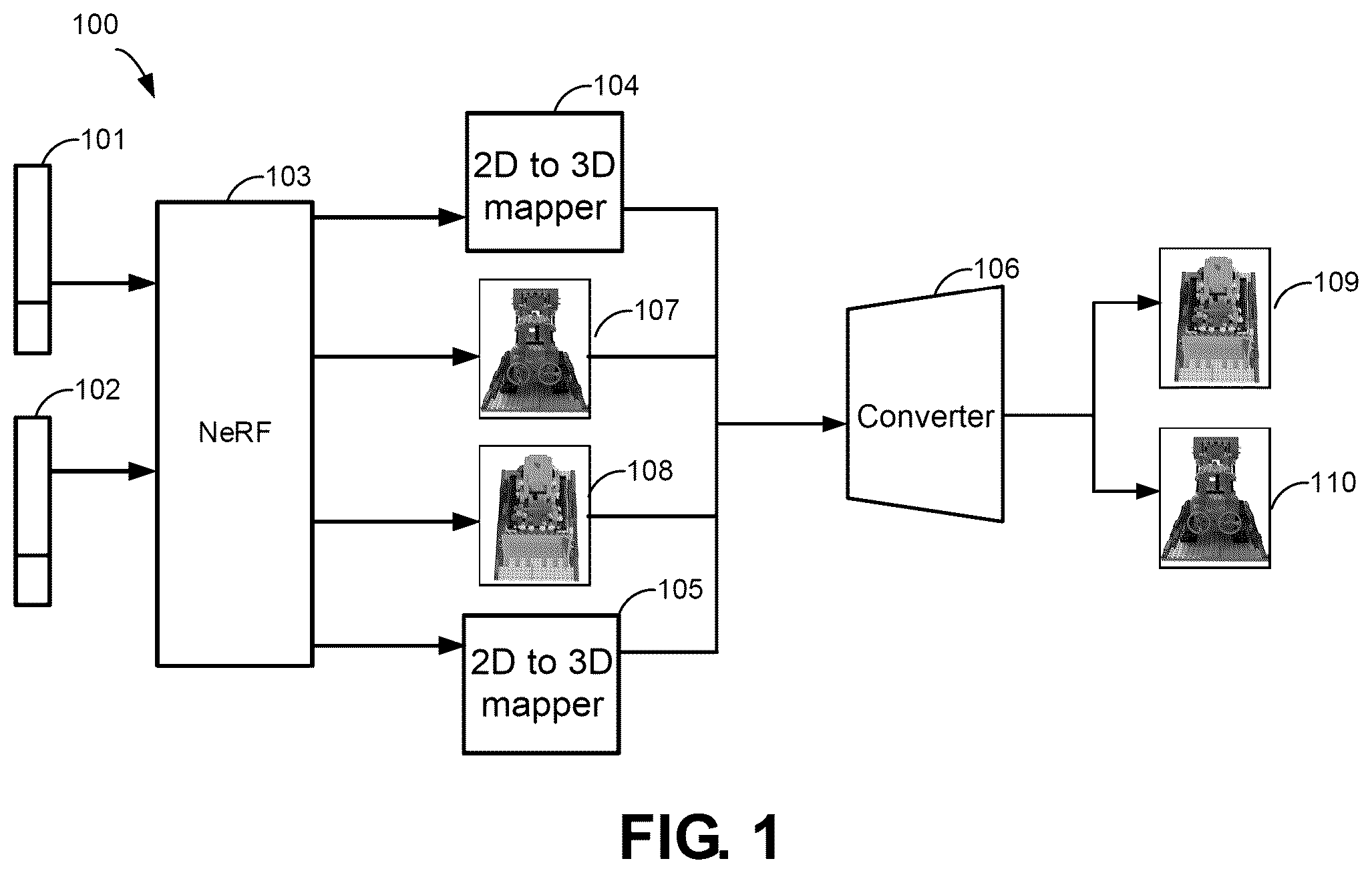 Patent US12586306 — Method, electronic device, and computer program product for modeling an object utilizing a spatial distribution and differences between features of respective image pairs — Figure 1