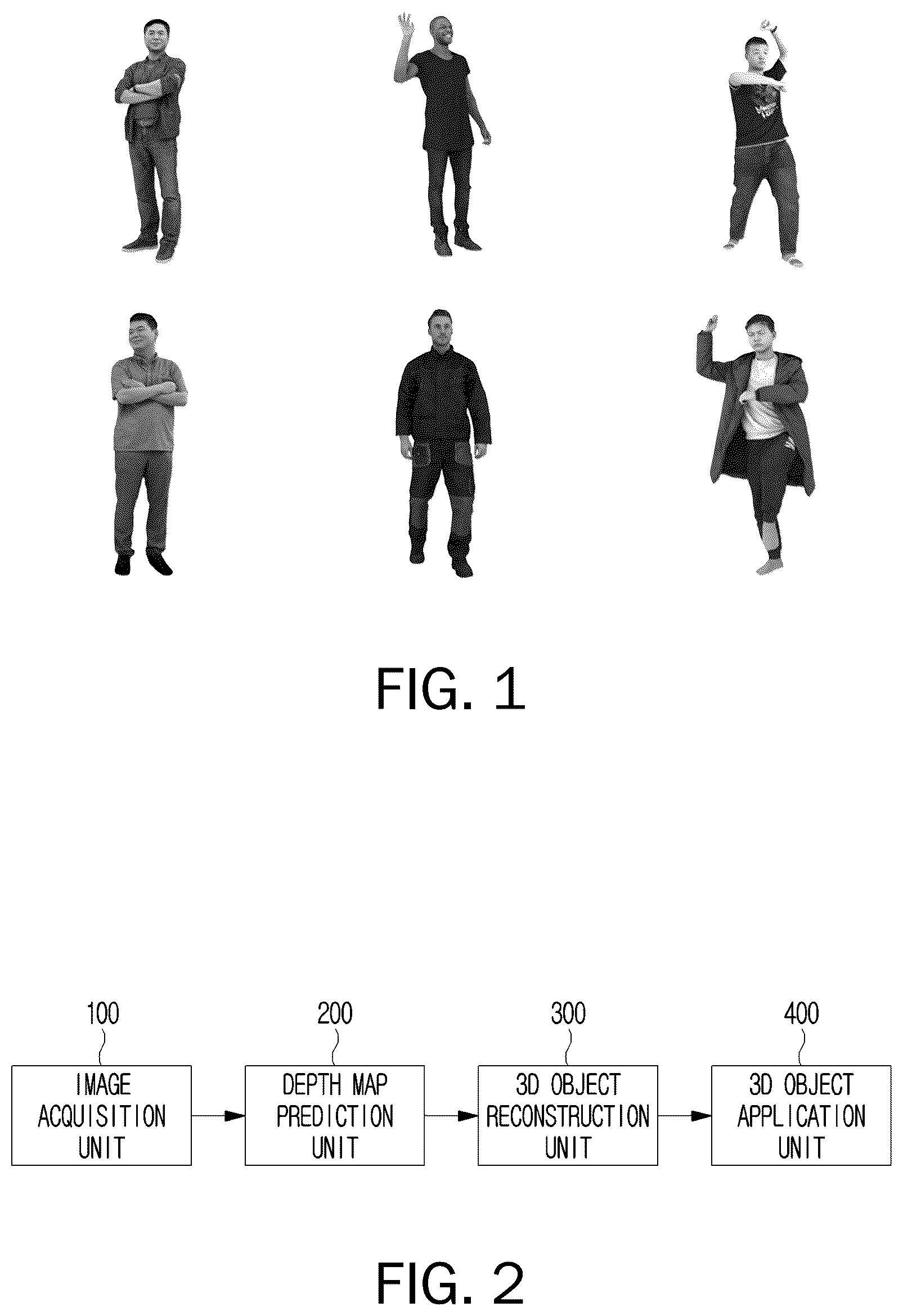 Patent US12586311 — Apparatus and method for reconstructing 3D human object based on monocular image with depth image-based implicit function learning — Figure 1