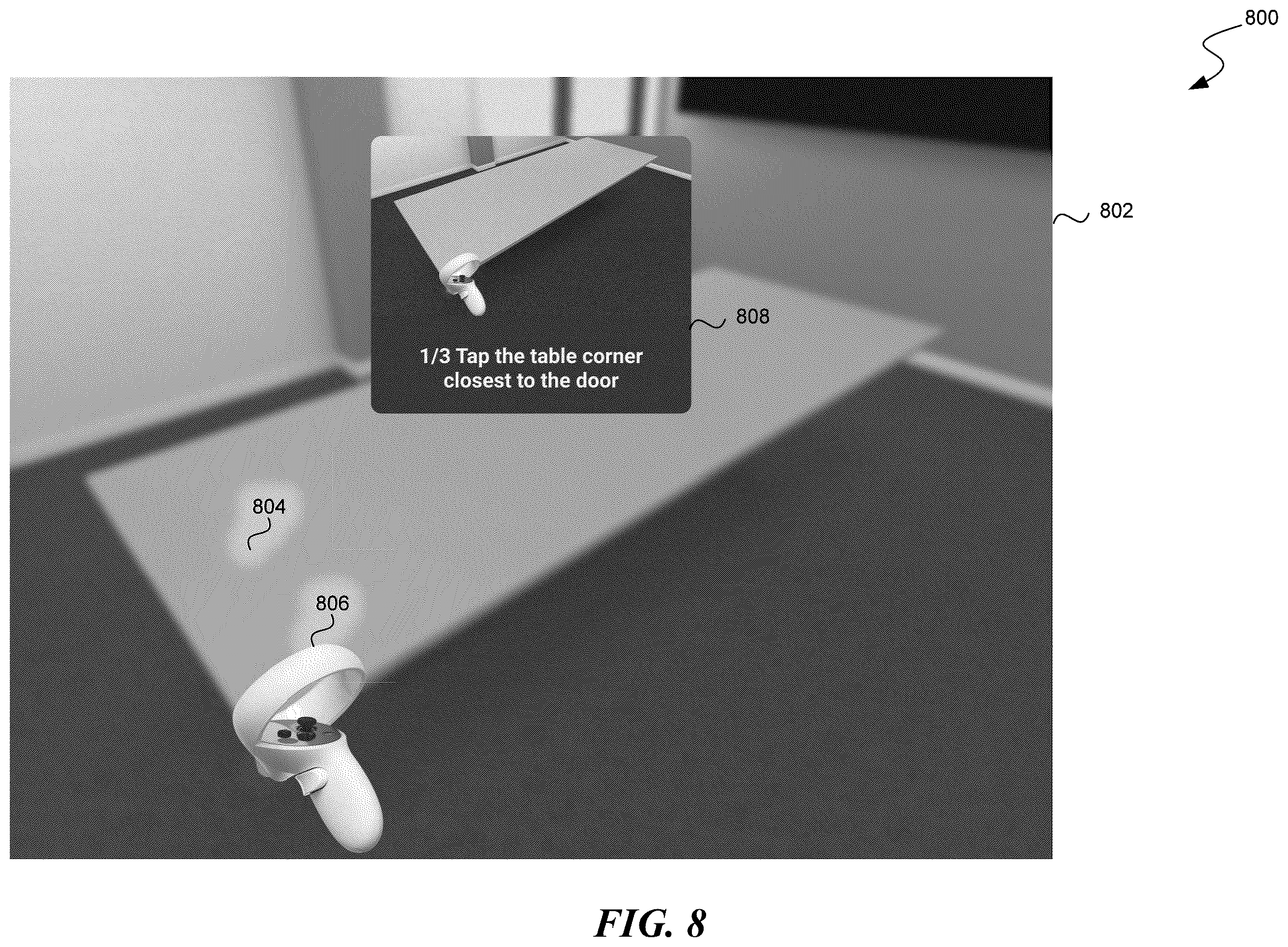 Patent US12586326 Figure 10 – Mapping a real-world room for a shared artificial reality environment