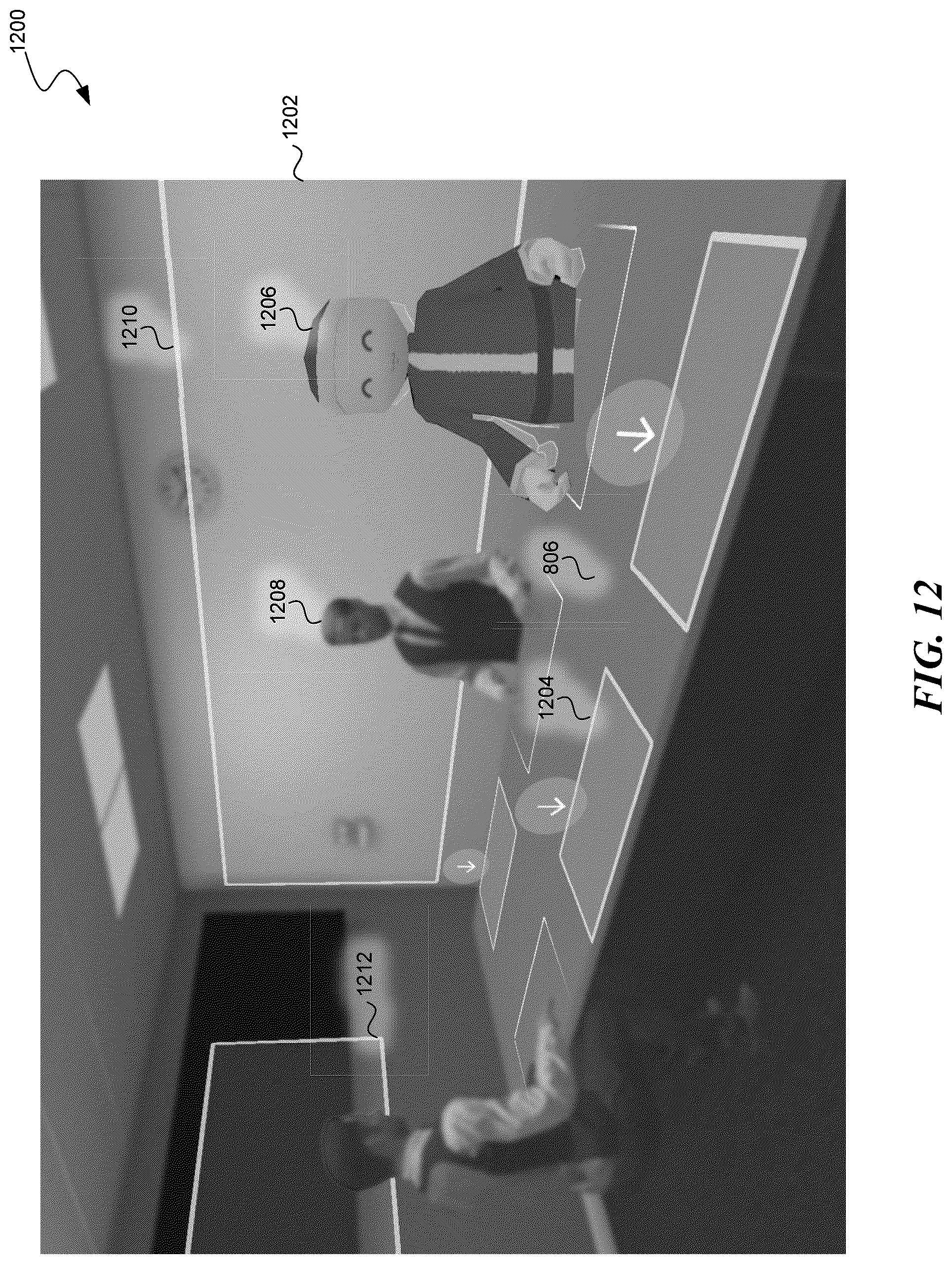 Patent US12586326 Figure 14 – Mapping a real-world room for a shared artificial reality environment