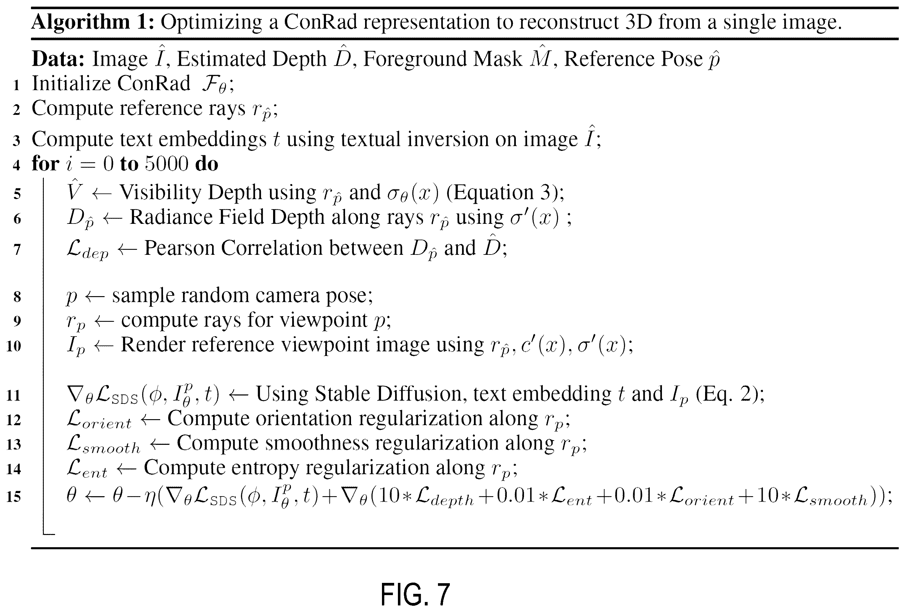 Patent US12586334 Figure 7 – Systems and methods for reconstructing a three- dimensional object from an image