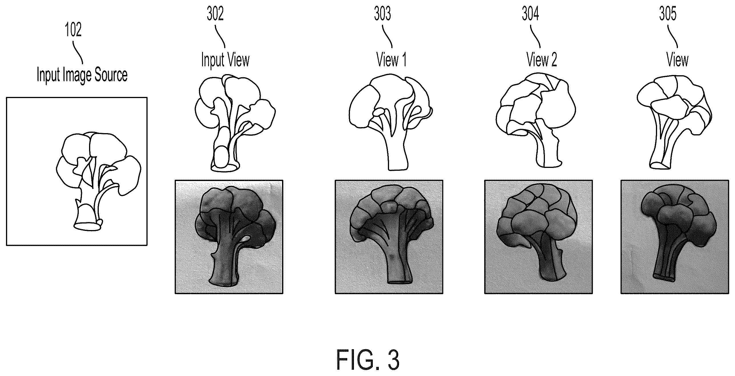 Patent US12586335 Figure 3 – Systems and methods for reconstructing a three-dimensional object from an image