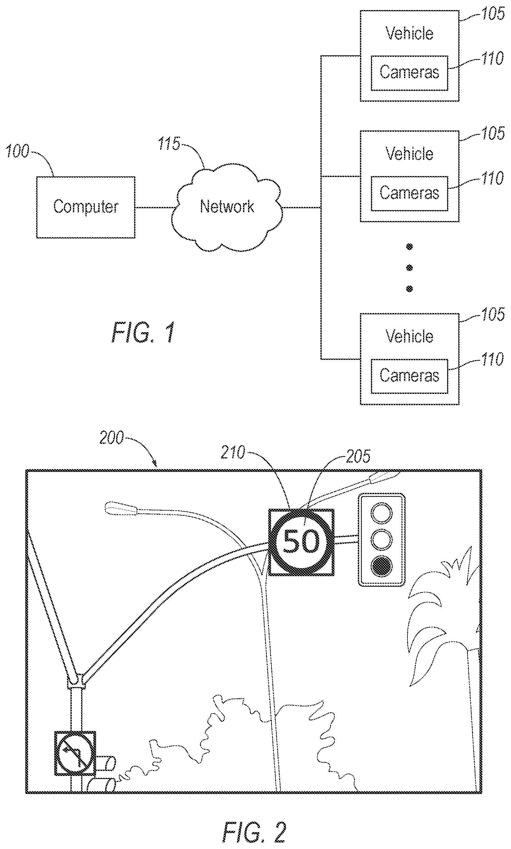Patent US12586356 — Artificial image generation with traffic signs — Figure 1