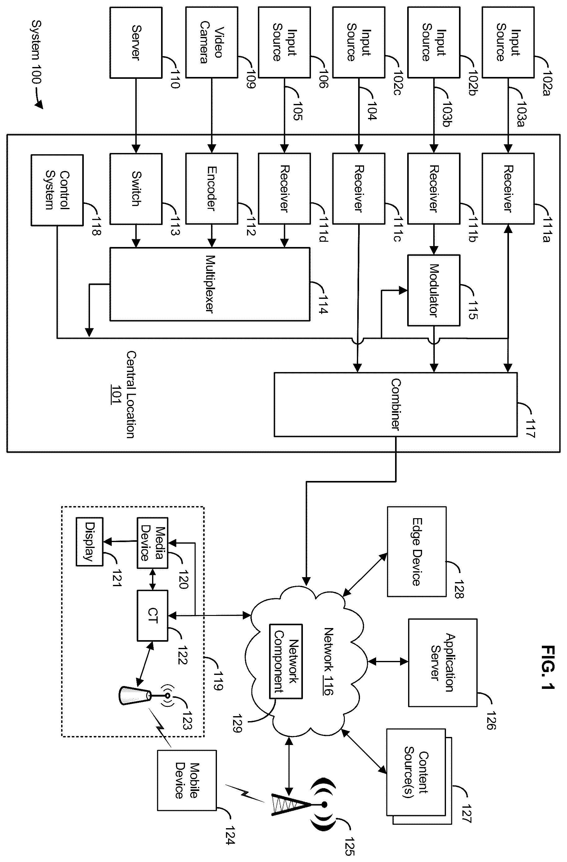 Patent US12586373 Figure 1 – Processing content based on natural language queries