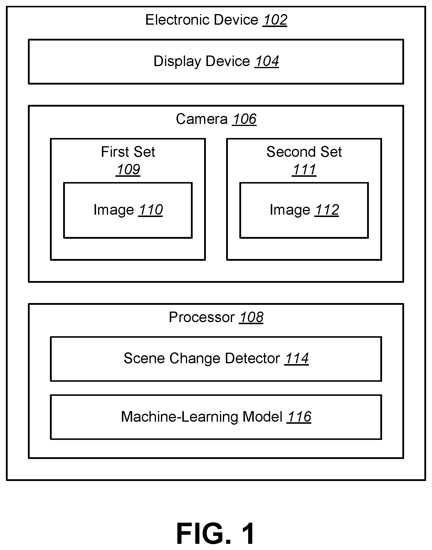 Patent US12586376 — Display device surveillance detection — Figure 1