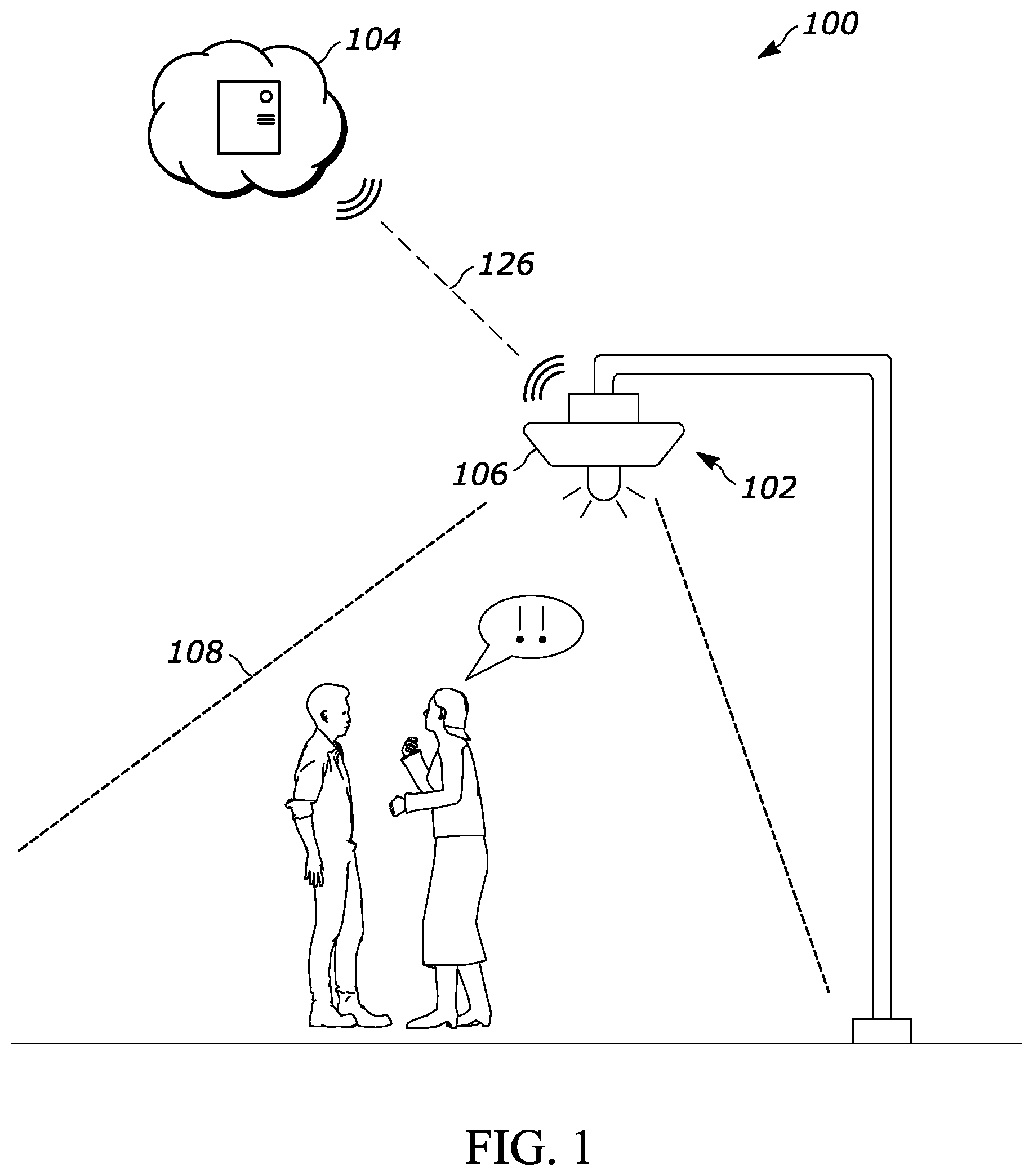 Patent US12586377 — Systems and methods to predict aggression in surveillance camera video — Figure 1